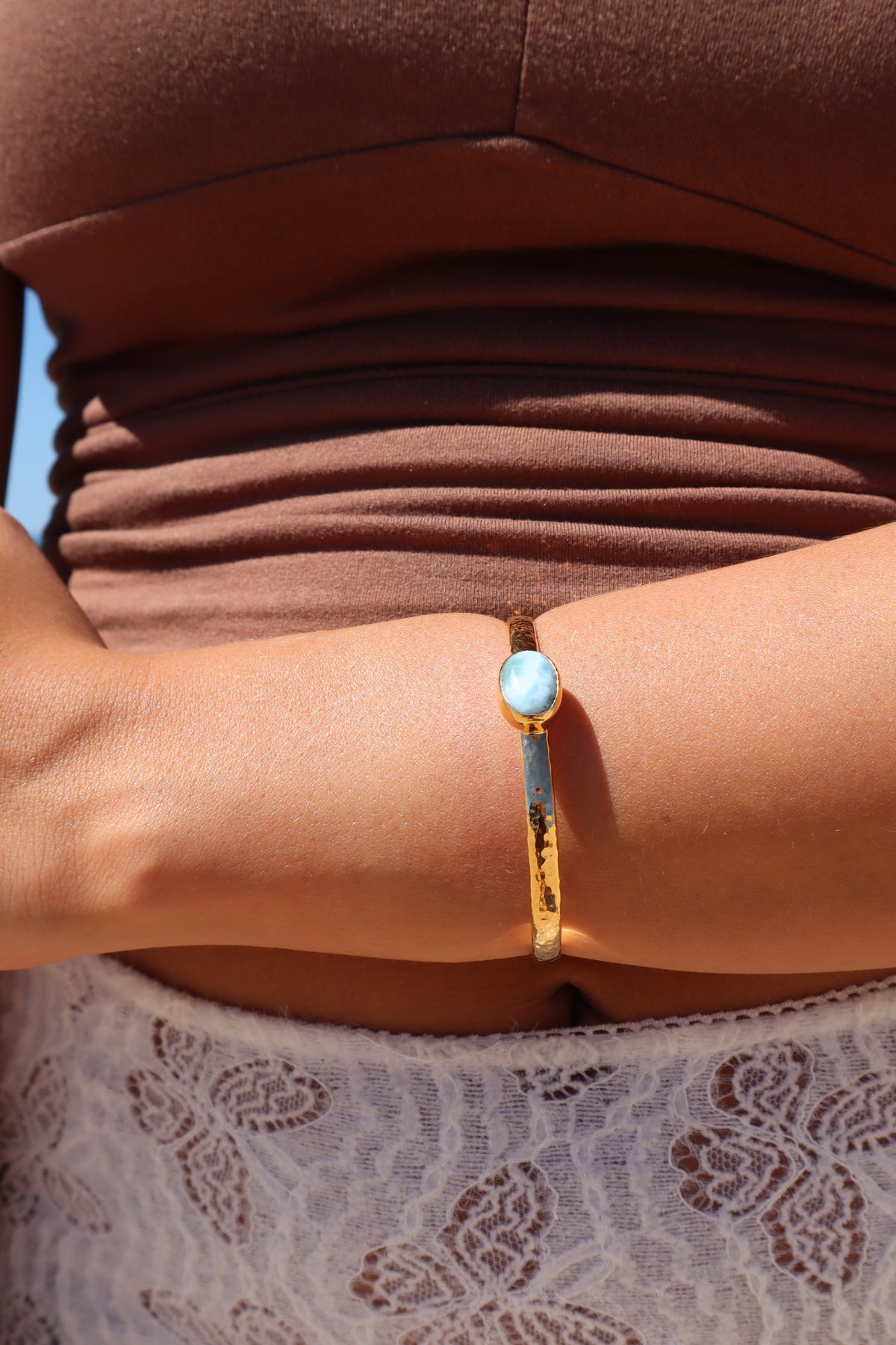 Larimar Wanderer Cuff