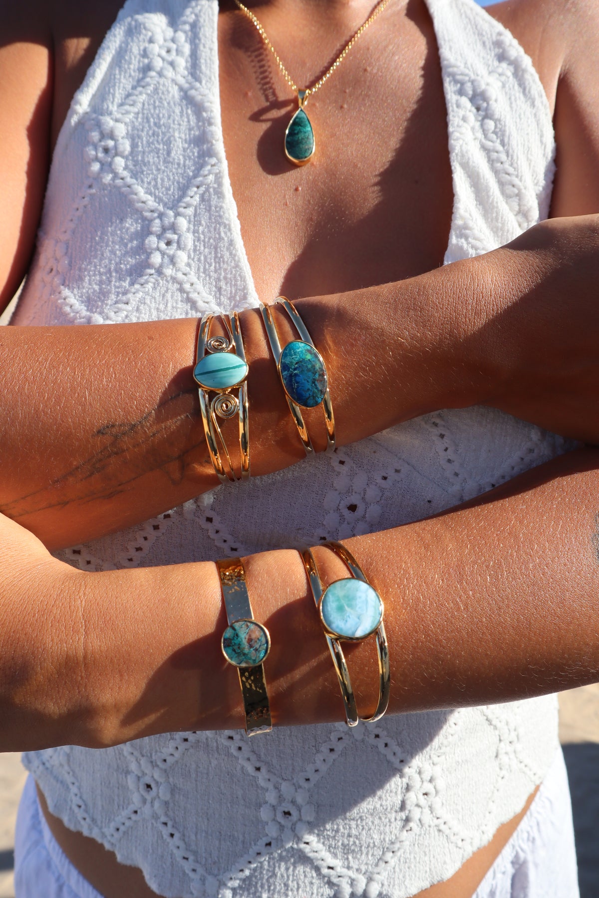 Larimar Tidal Cuff
