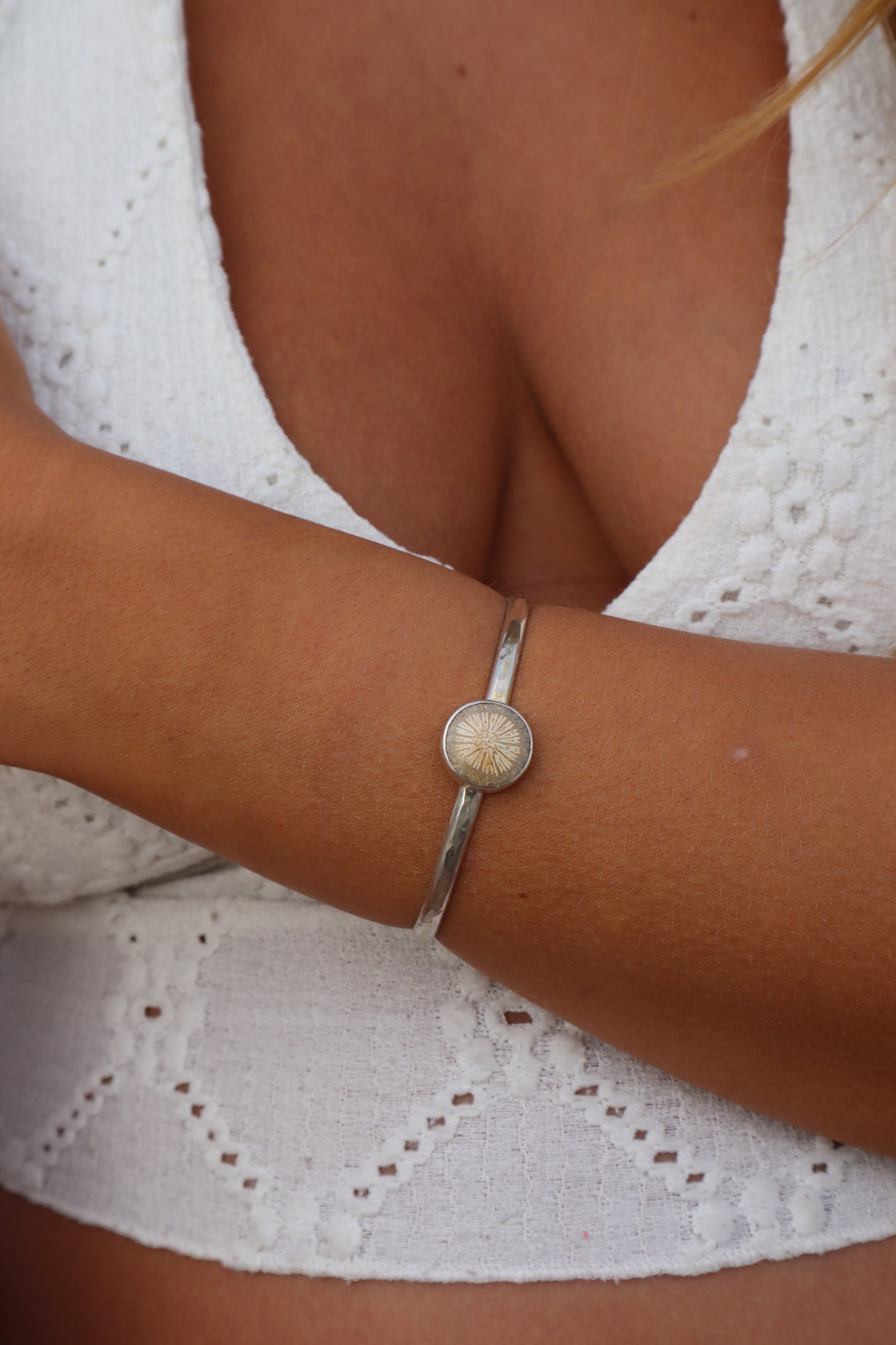 Fossilised Coral Wanderer Cuff