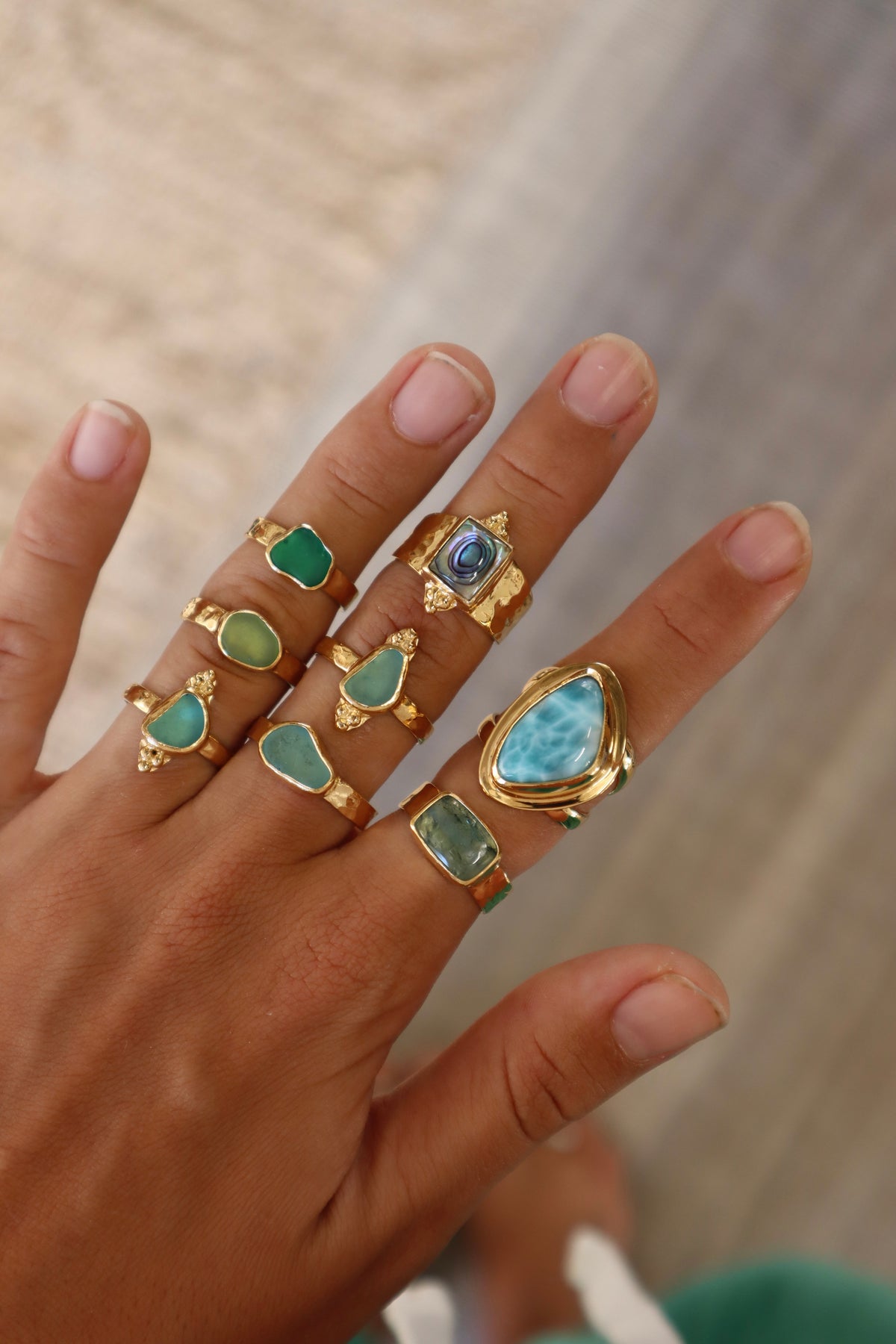 Apatite Ring SIZE 8