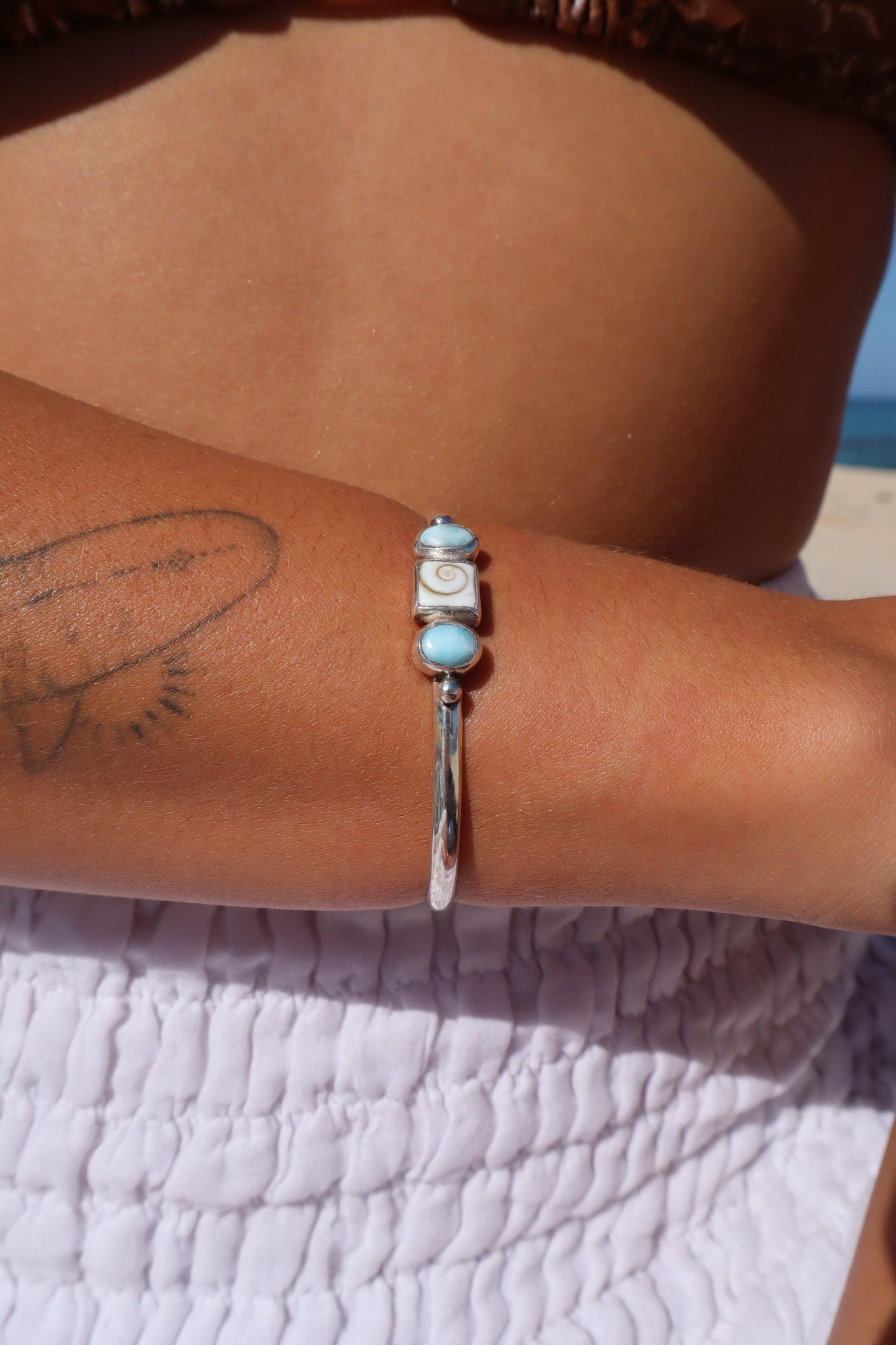 Larimar Reef Cuff