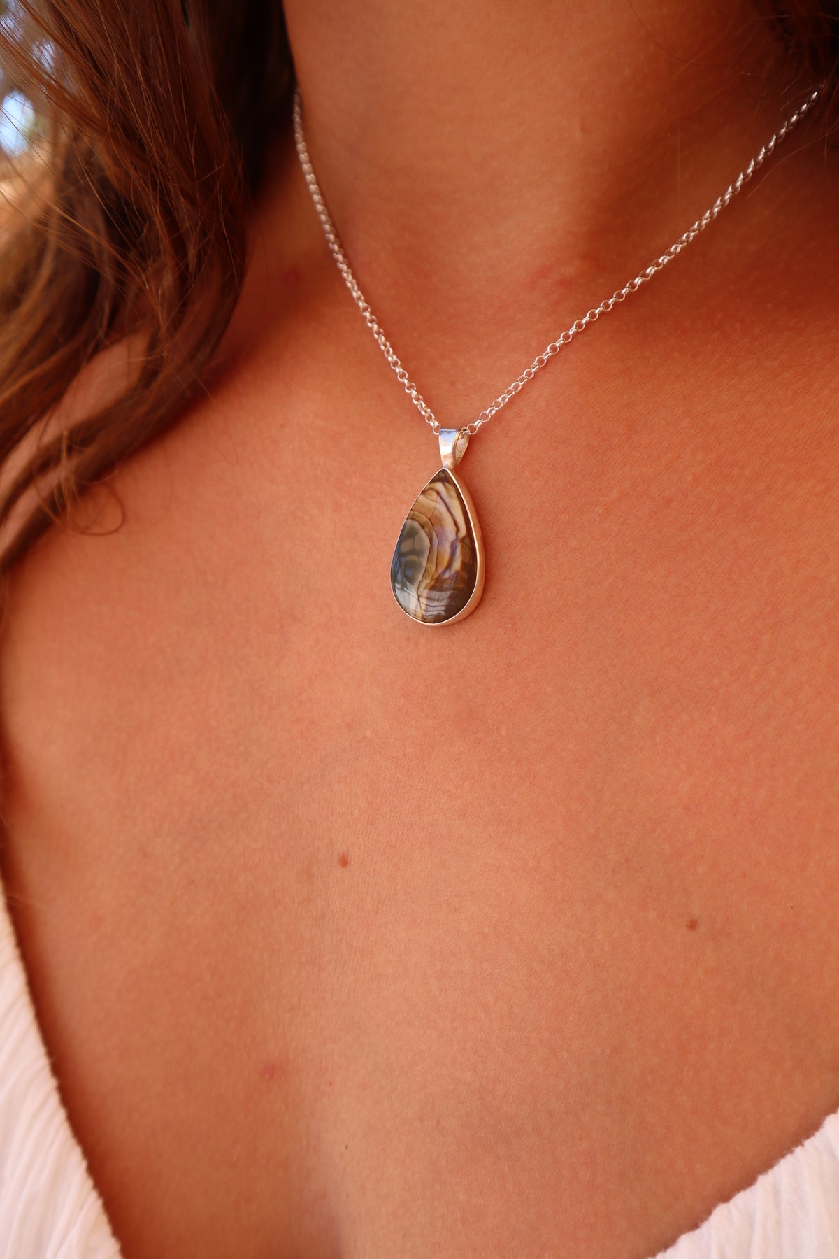 Polychrome Jasper Pendant
