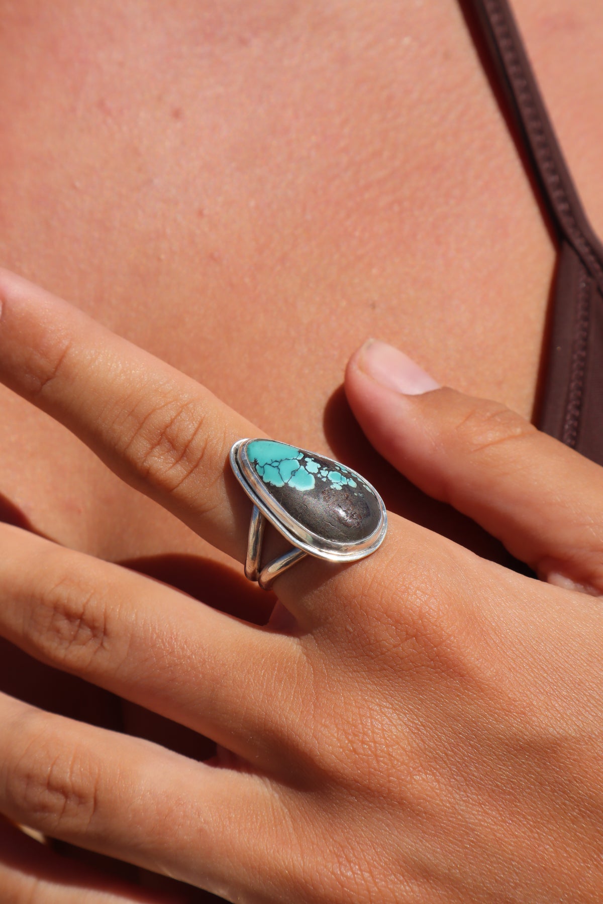 Turquoise Ring SIZE 7 3/4