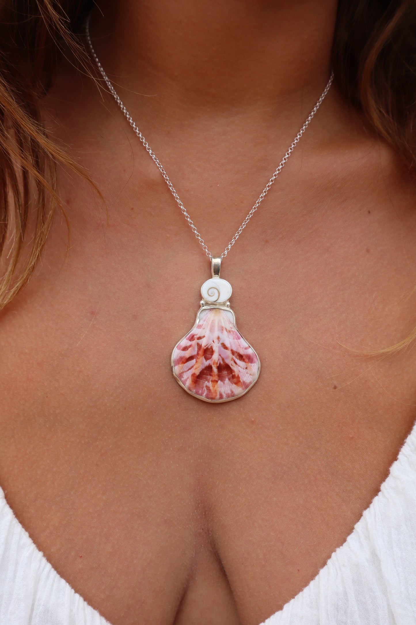 Operculum Sea Fan Pendant