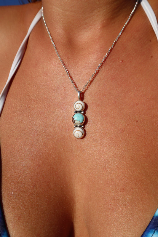 Turquoise Sea Charm Pendant