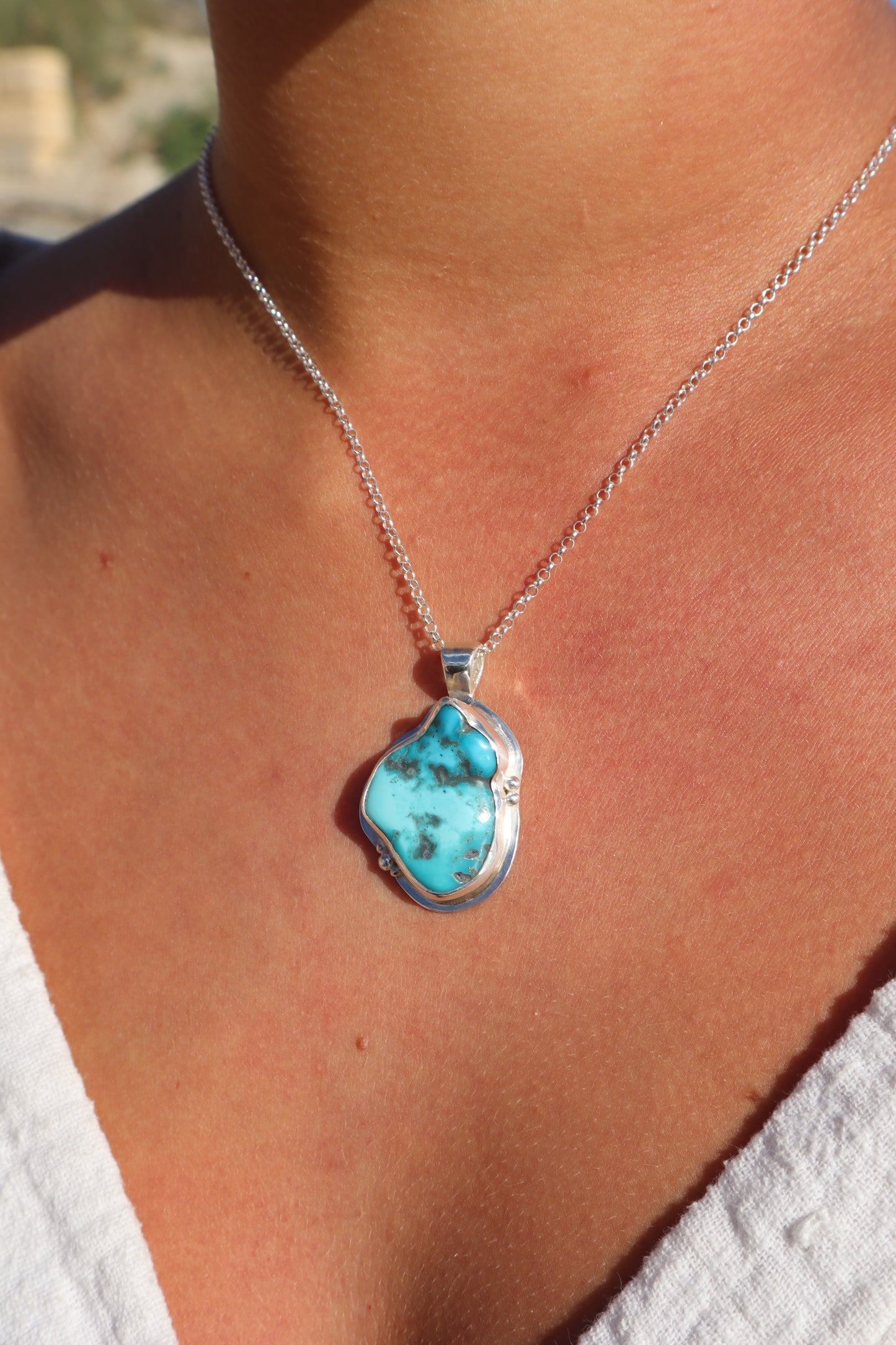 Turquoise Frame Pendant