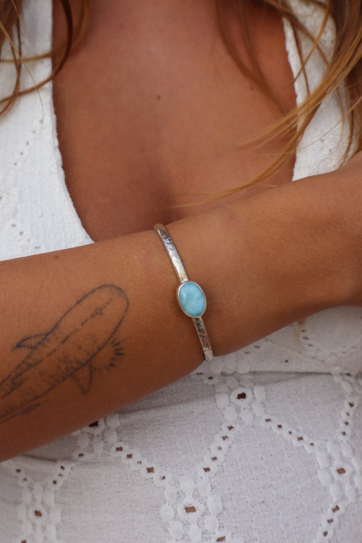 Larimar Wanderer Cuff
