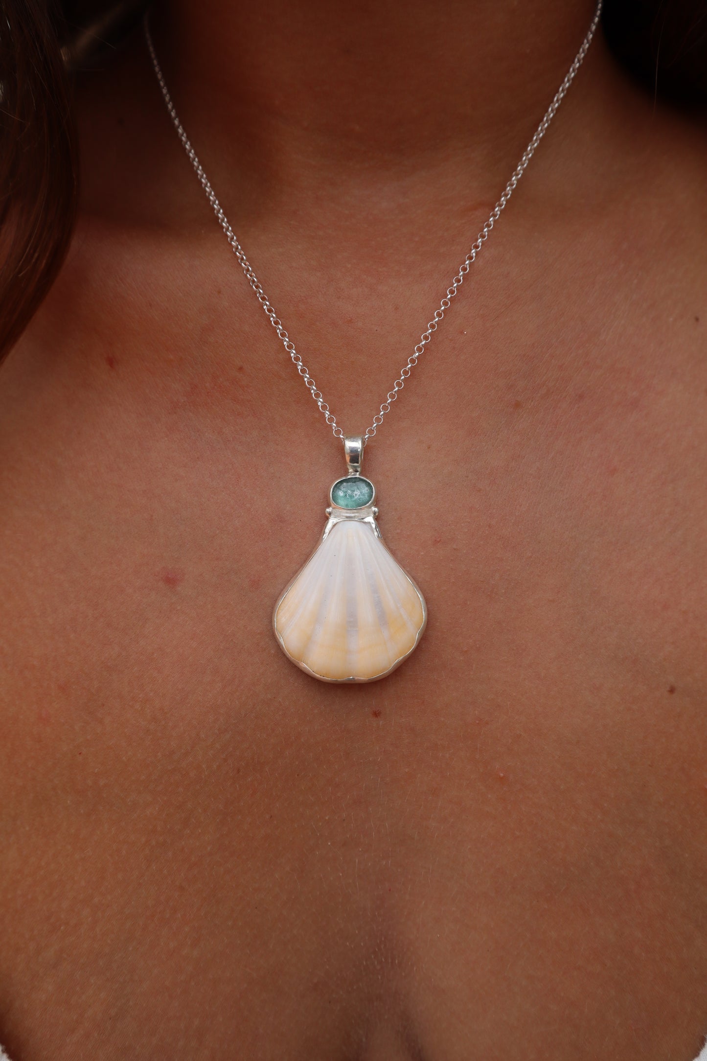 Apatite Sea Fan Pendant