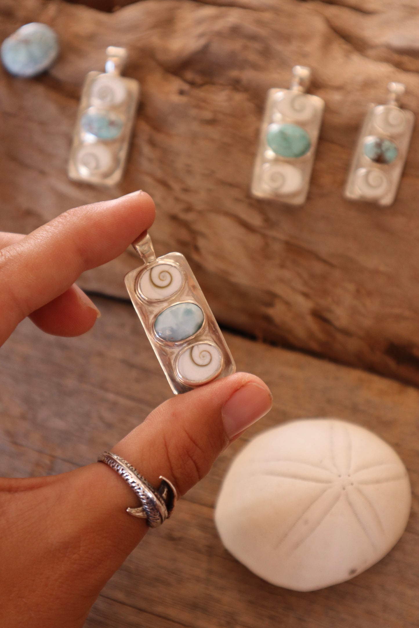 Larimar Sea Stack Pendant