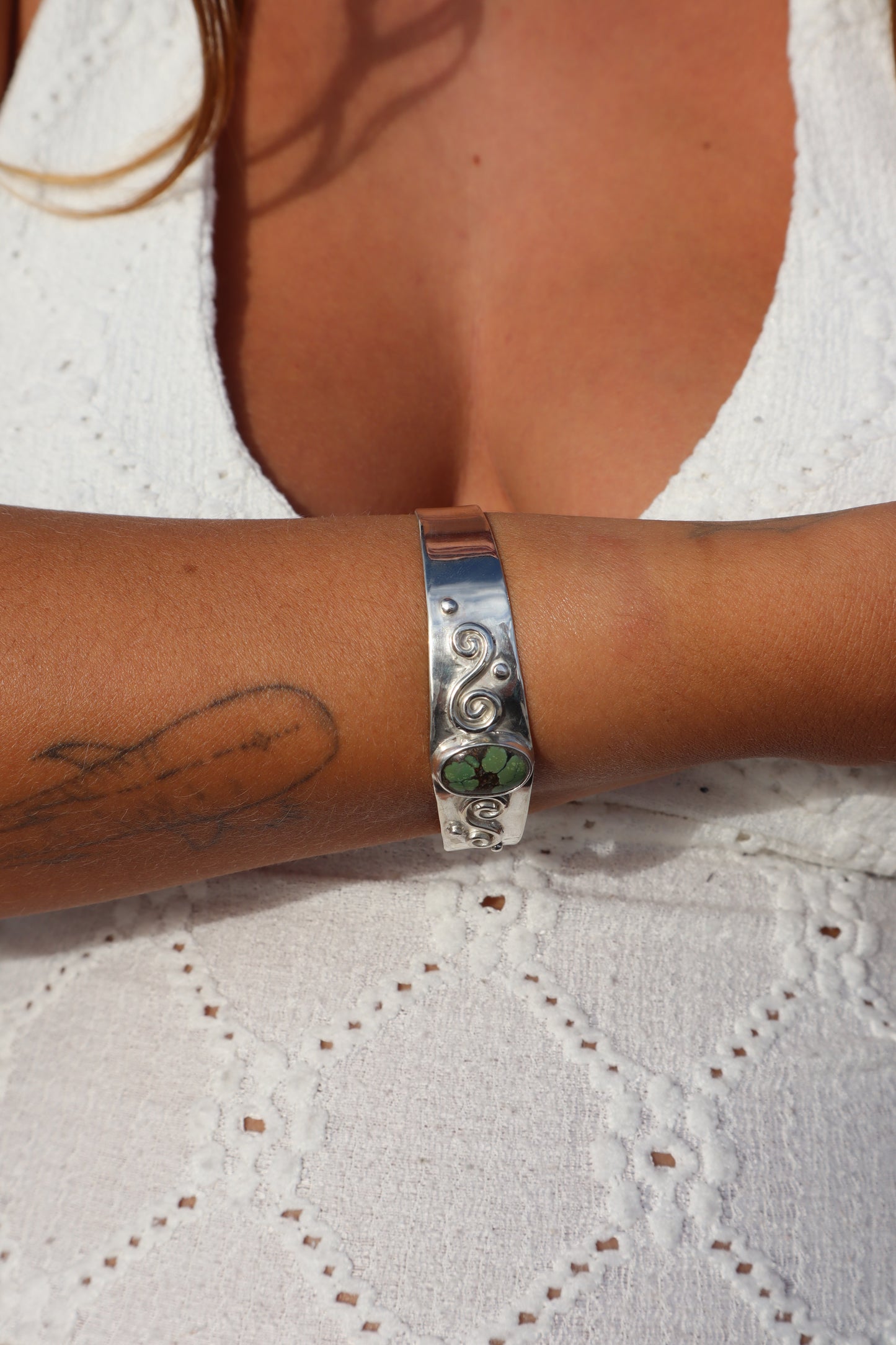 Spiral Turquoise Marella Cuff