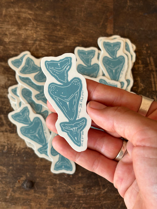 Shark Teeth Sticker