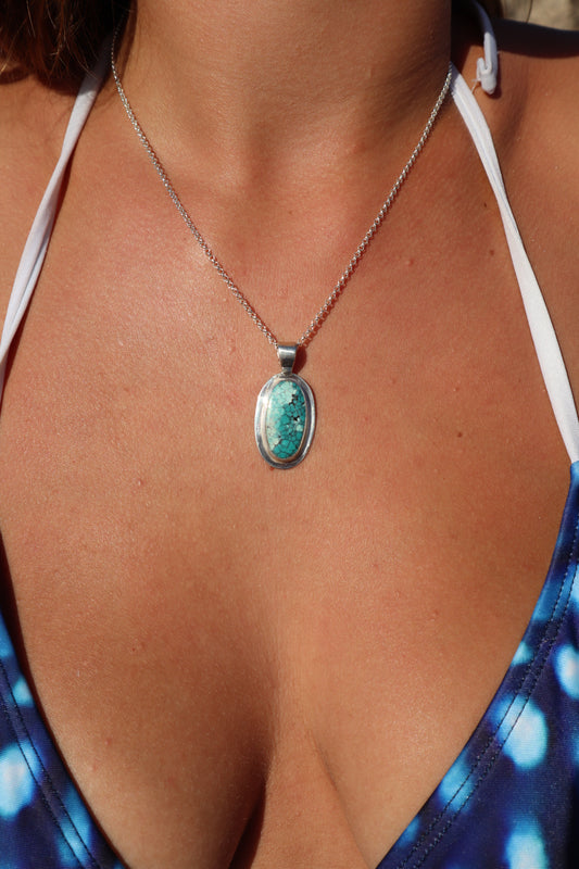 Turquoise Frame Pendant