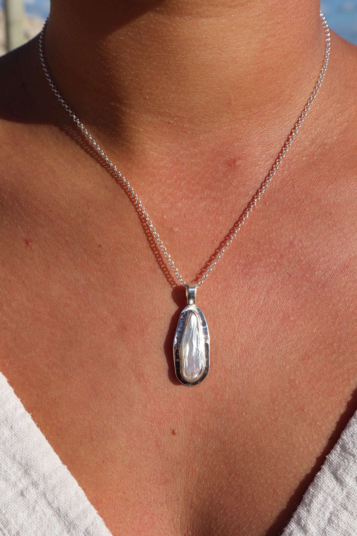 Pearl Halo Pendant