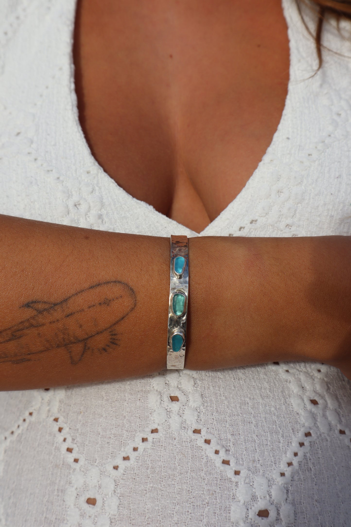 Triple Seaglass Marella Cuff