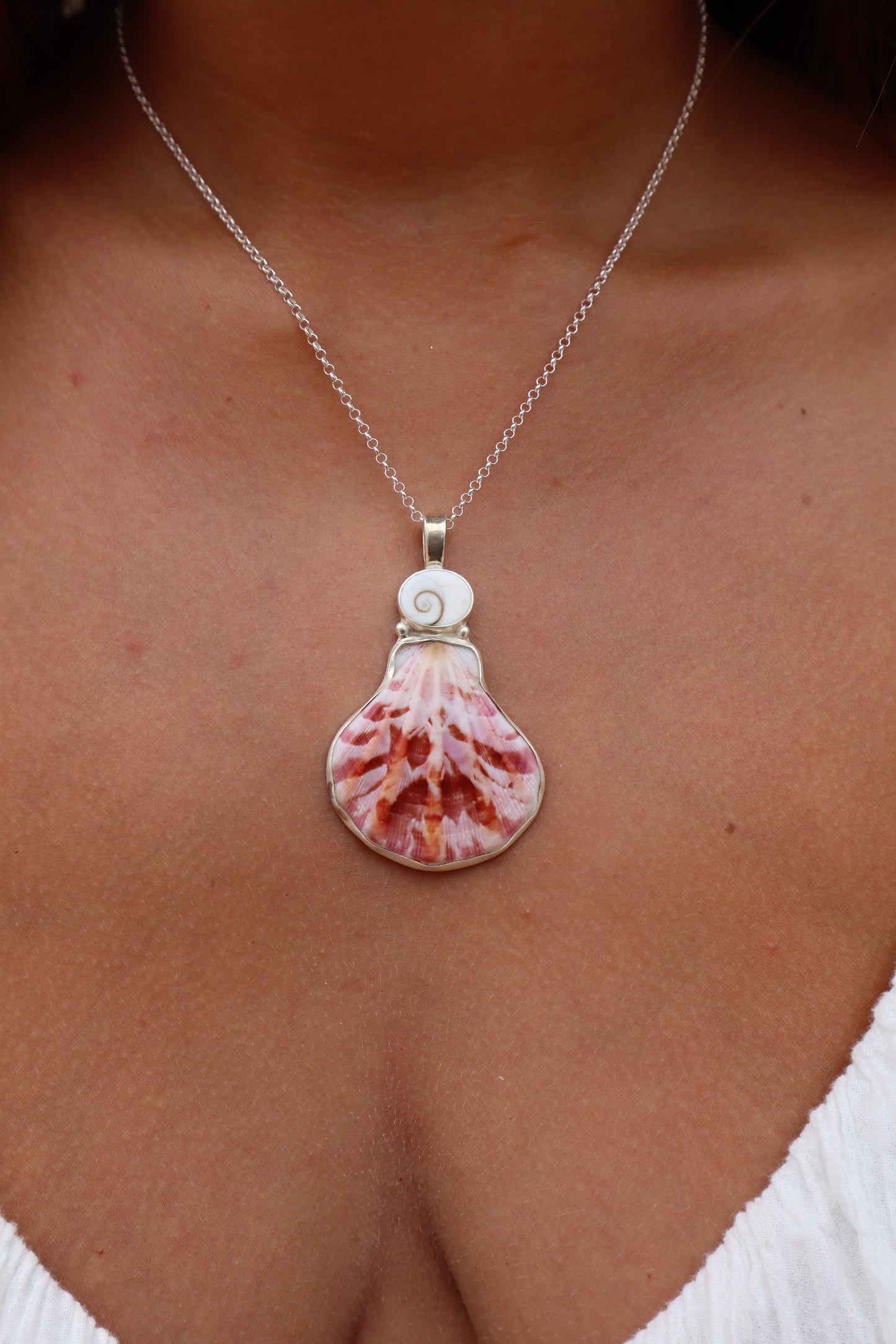 Operculum Sea Fan Pendant