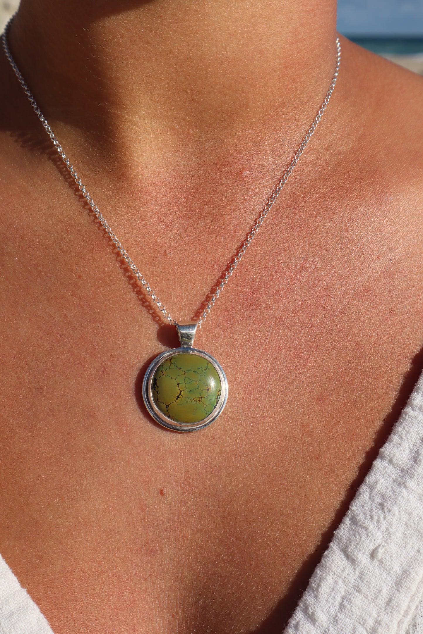 Green Turquoise Pendant