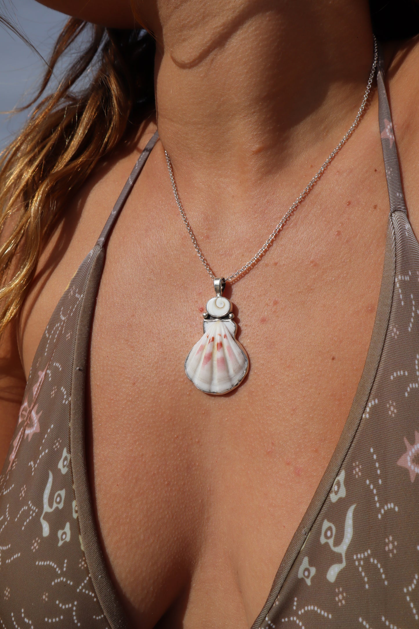 Operculum Sea Fan Pendant