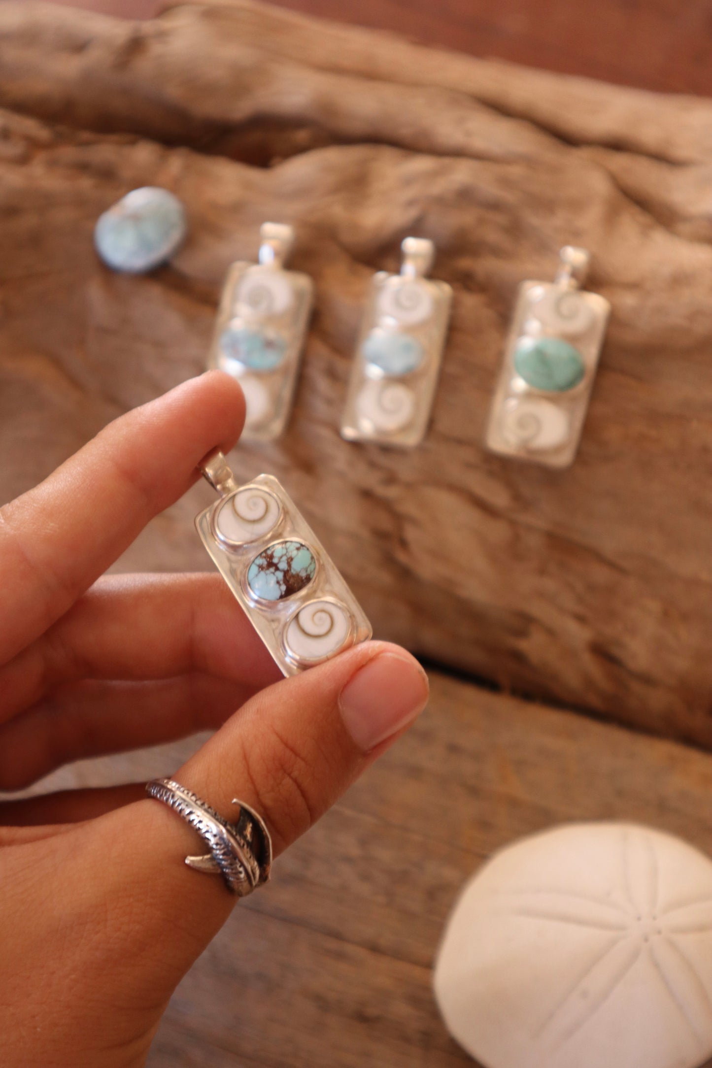Turquoise Sea Stack Pendant