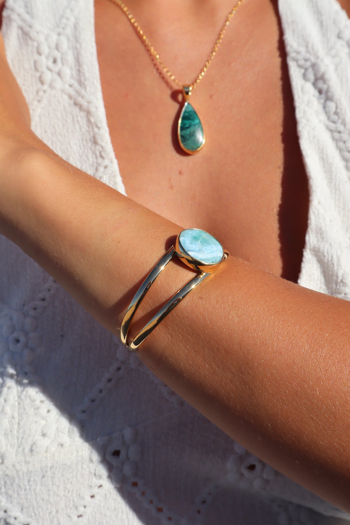 Larimar Tidal Cuff