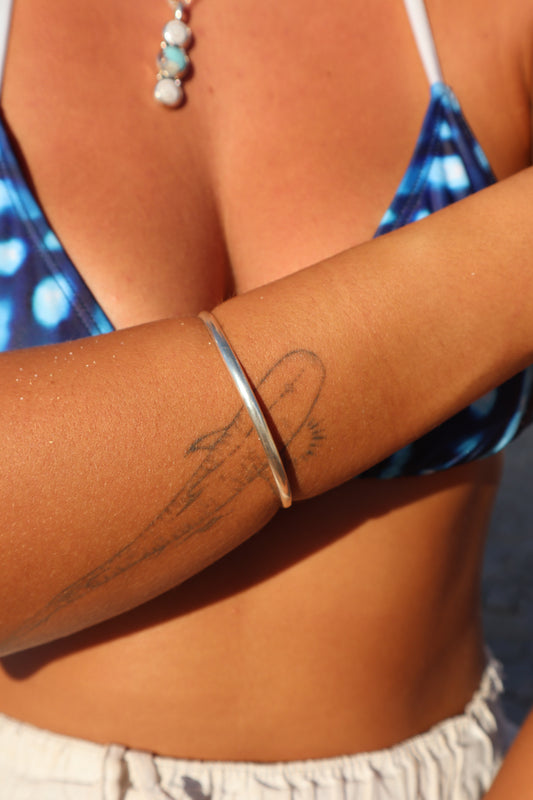 Plain Silver Bangle