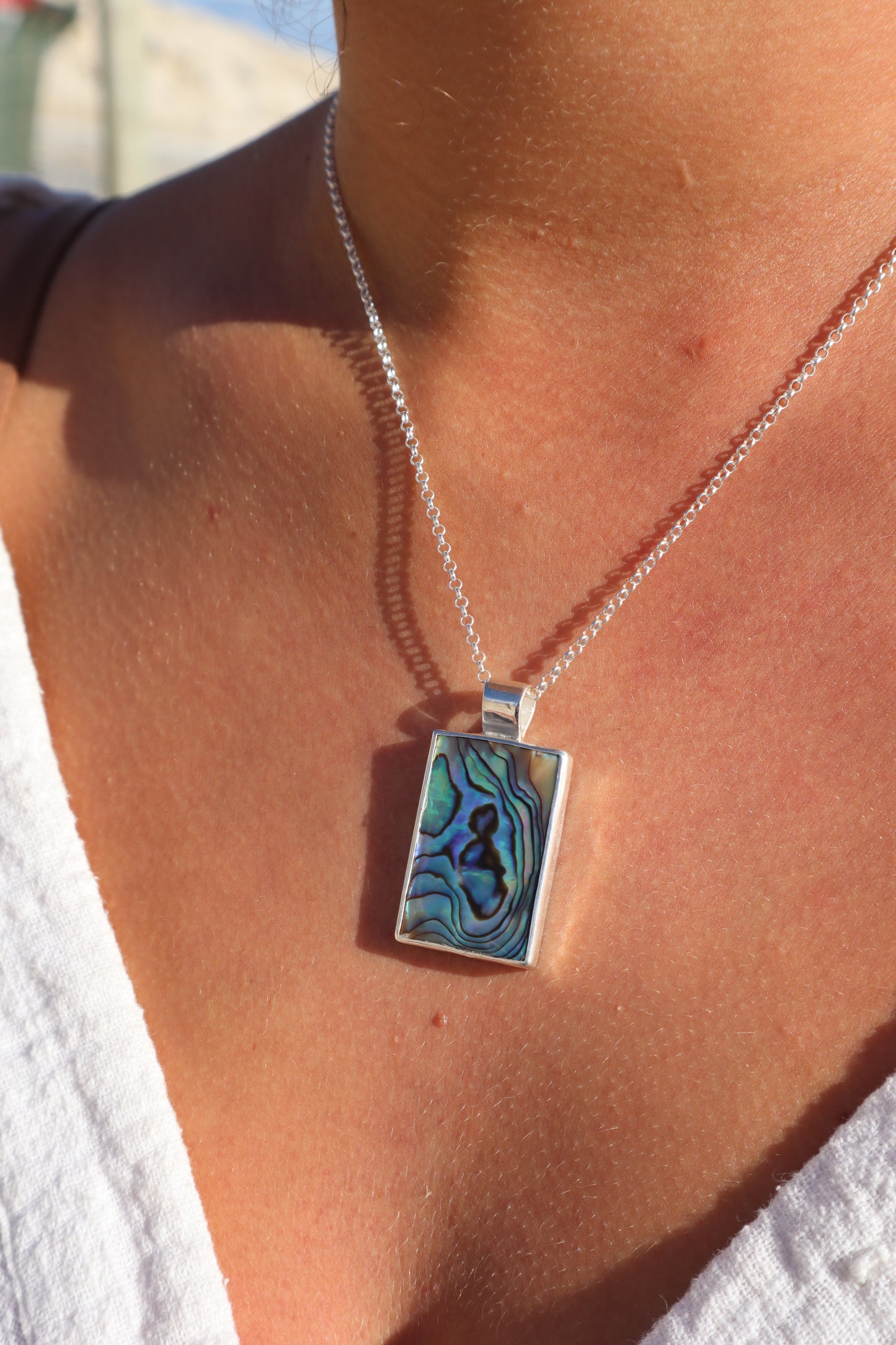 Chunky Abalone Pendant