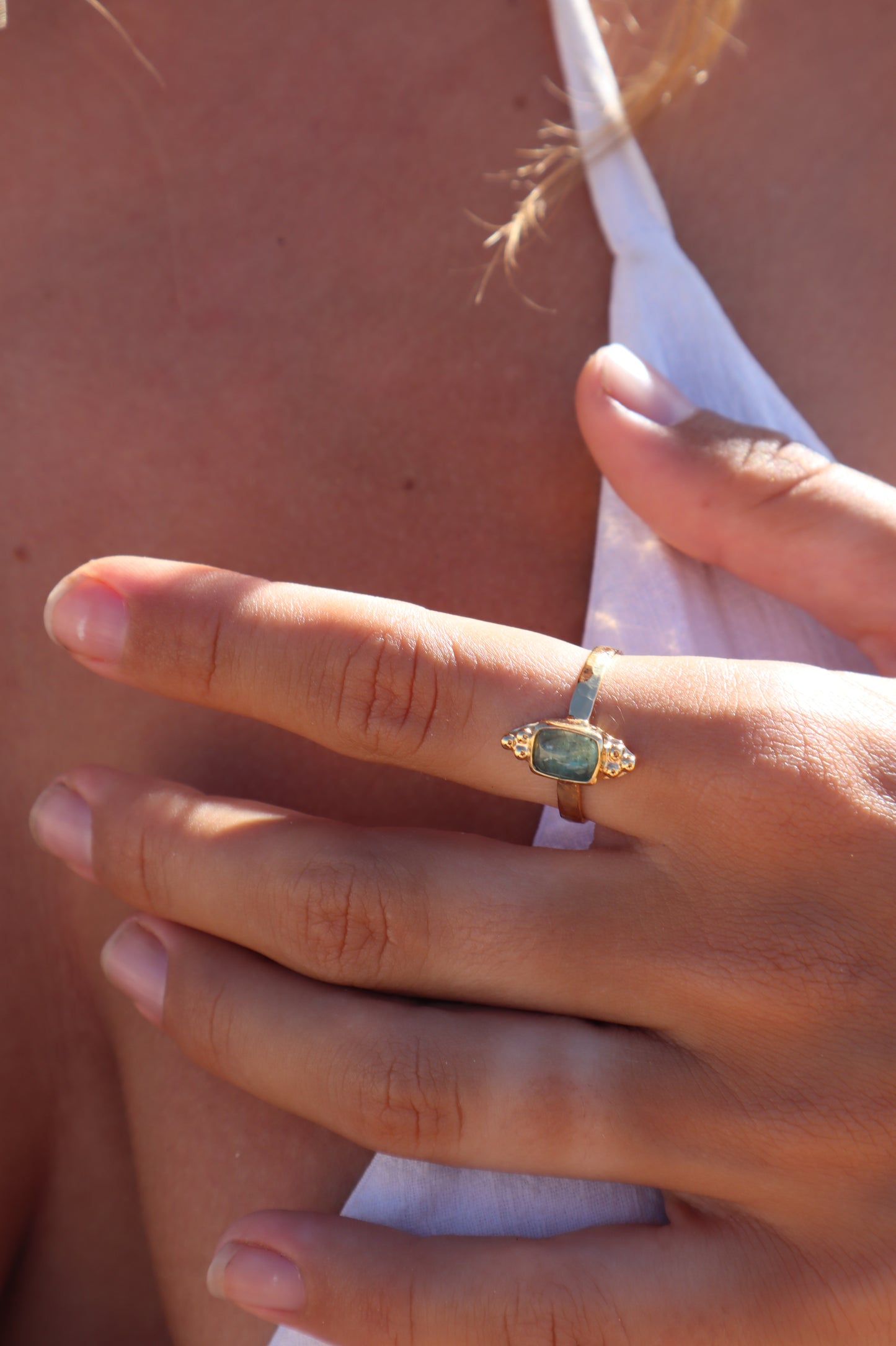 Dainty Kyanite Ring SIZE 9.5
