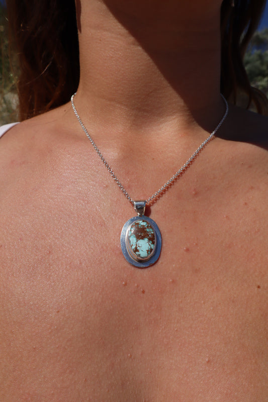 Turquoise Frame Pendant