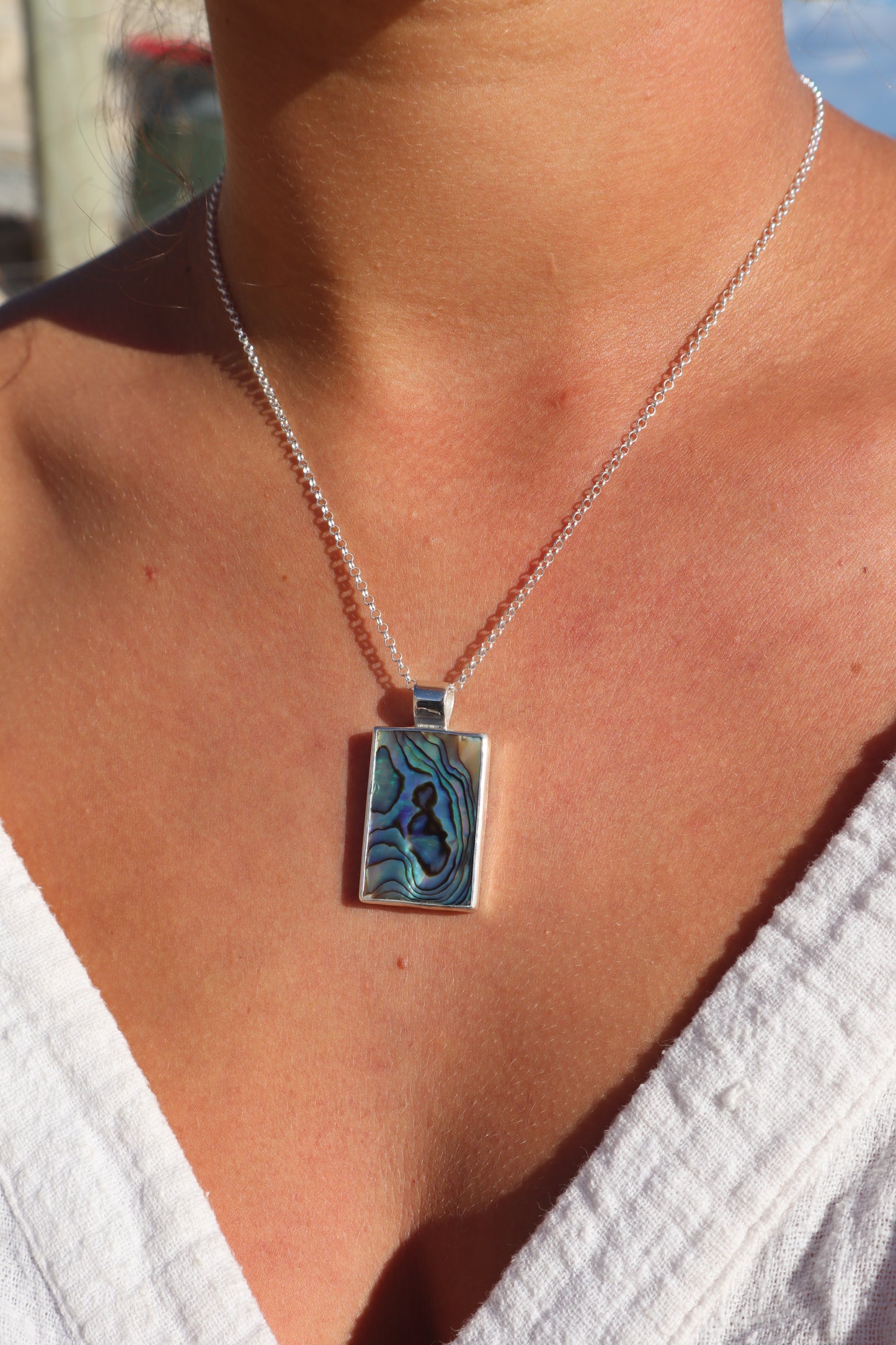 Chunky Abalone Pendant