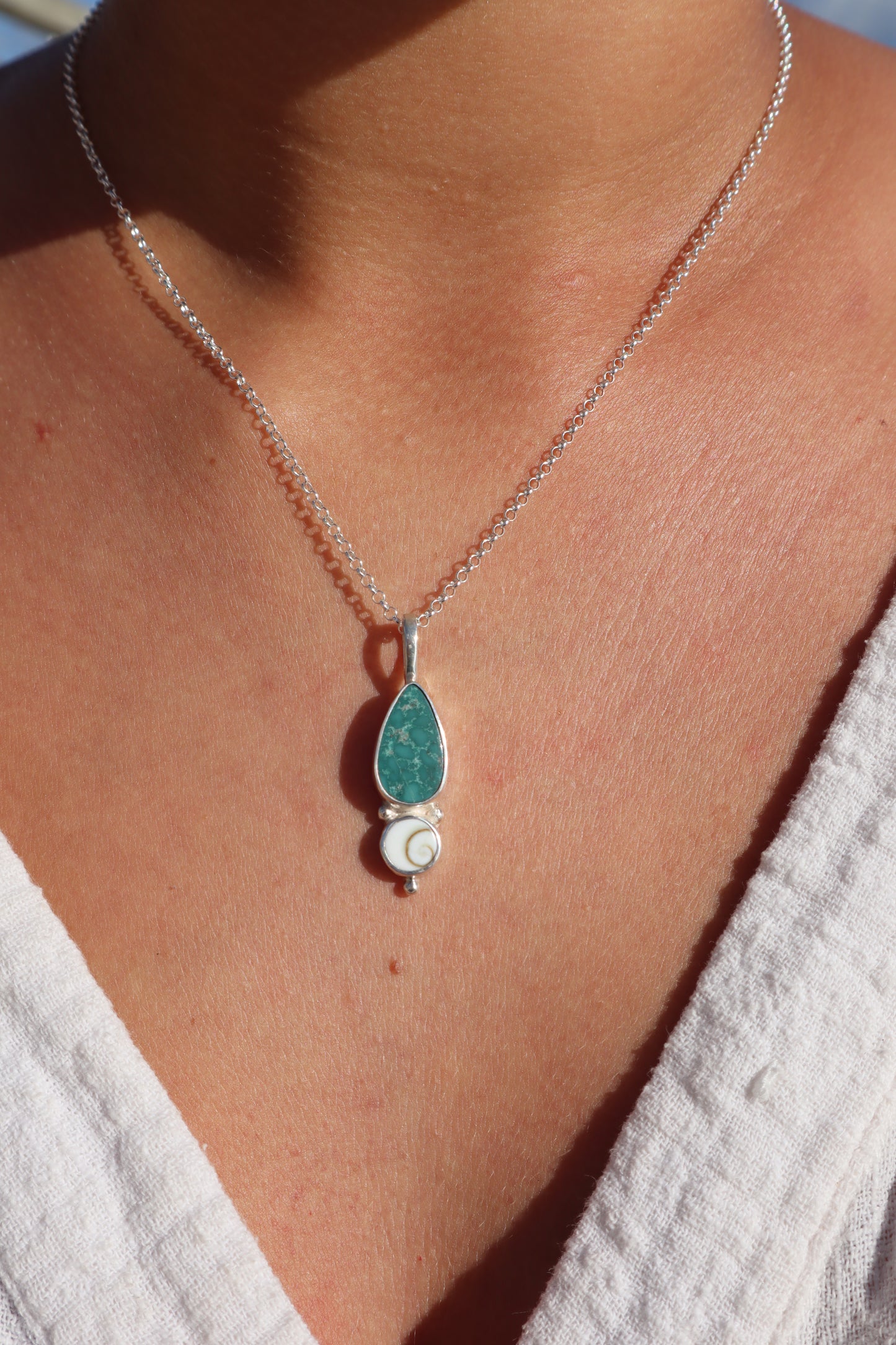 Turquoise x Operculum Pendant