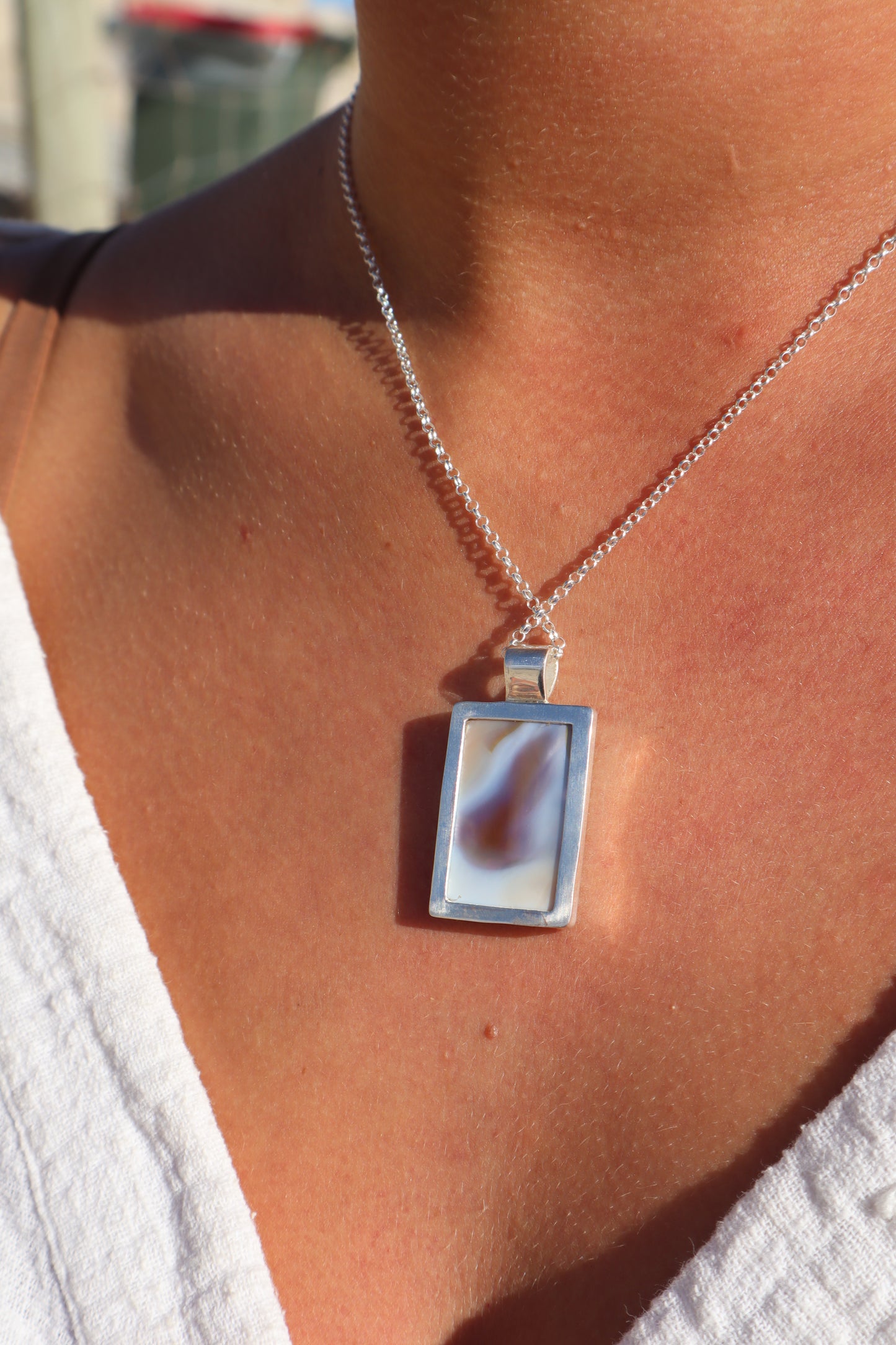 Chunky Abalone Pendant