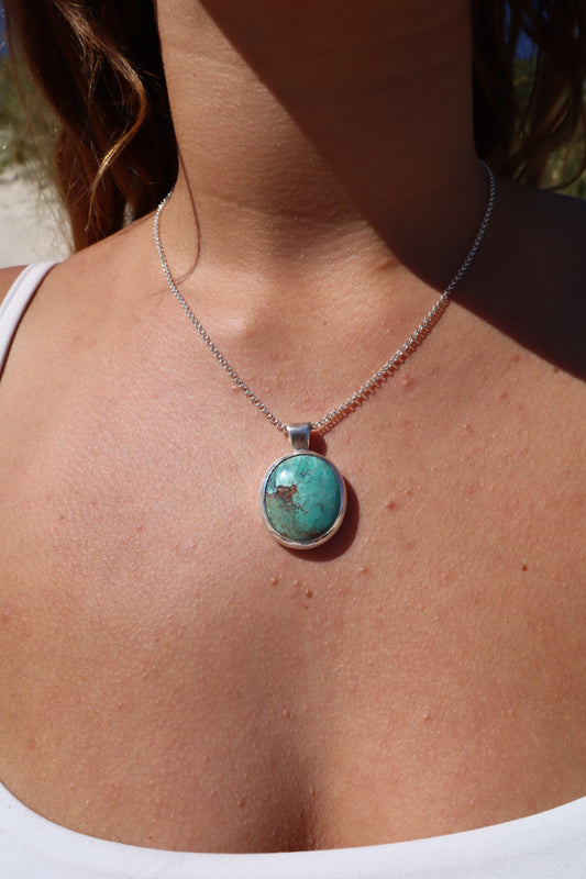Turqouise Turtle Pendant