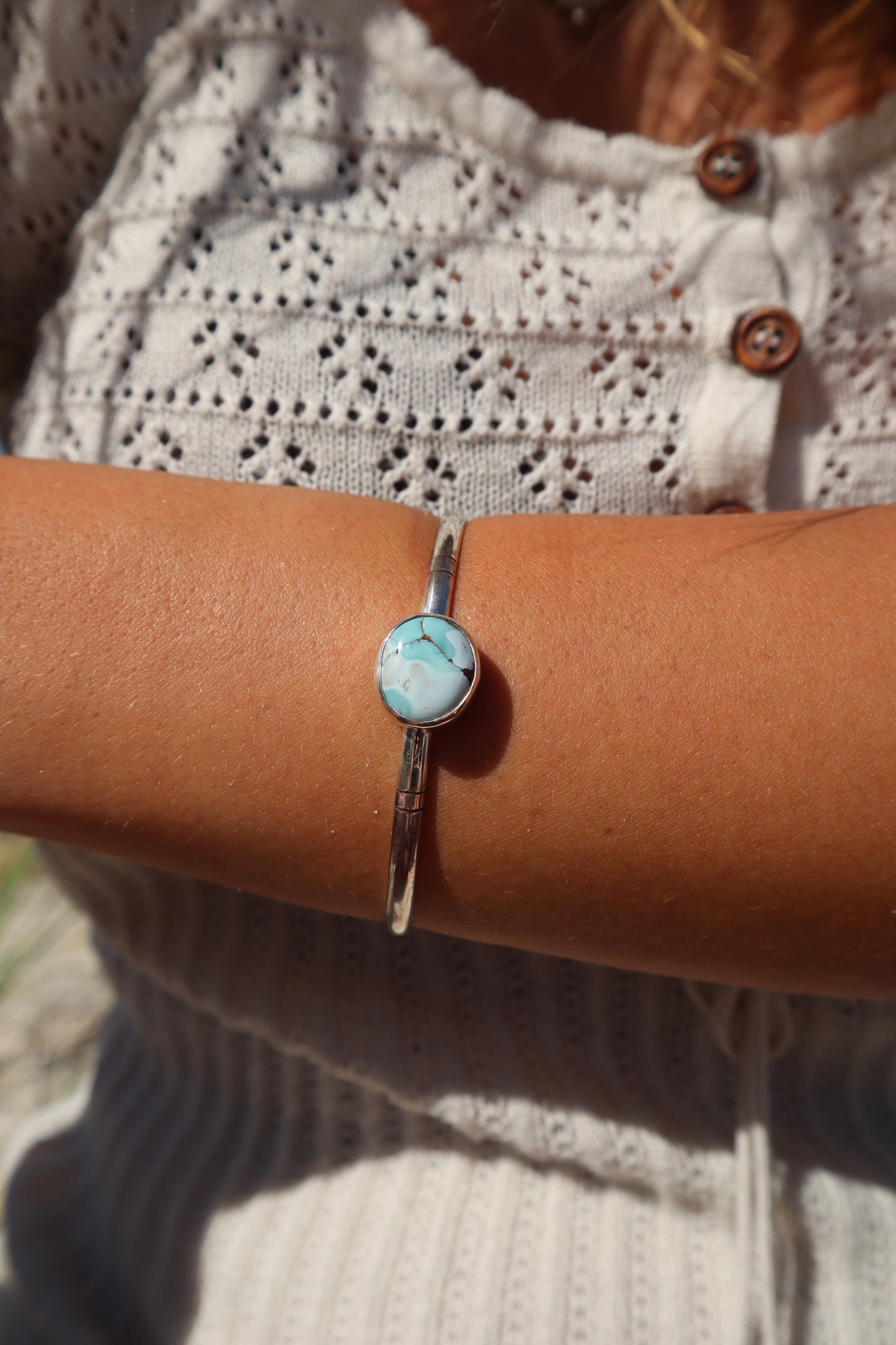 Gobi Desert Turquoise Wanderer Cuff