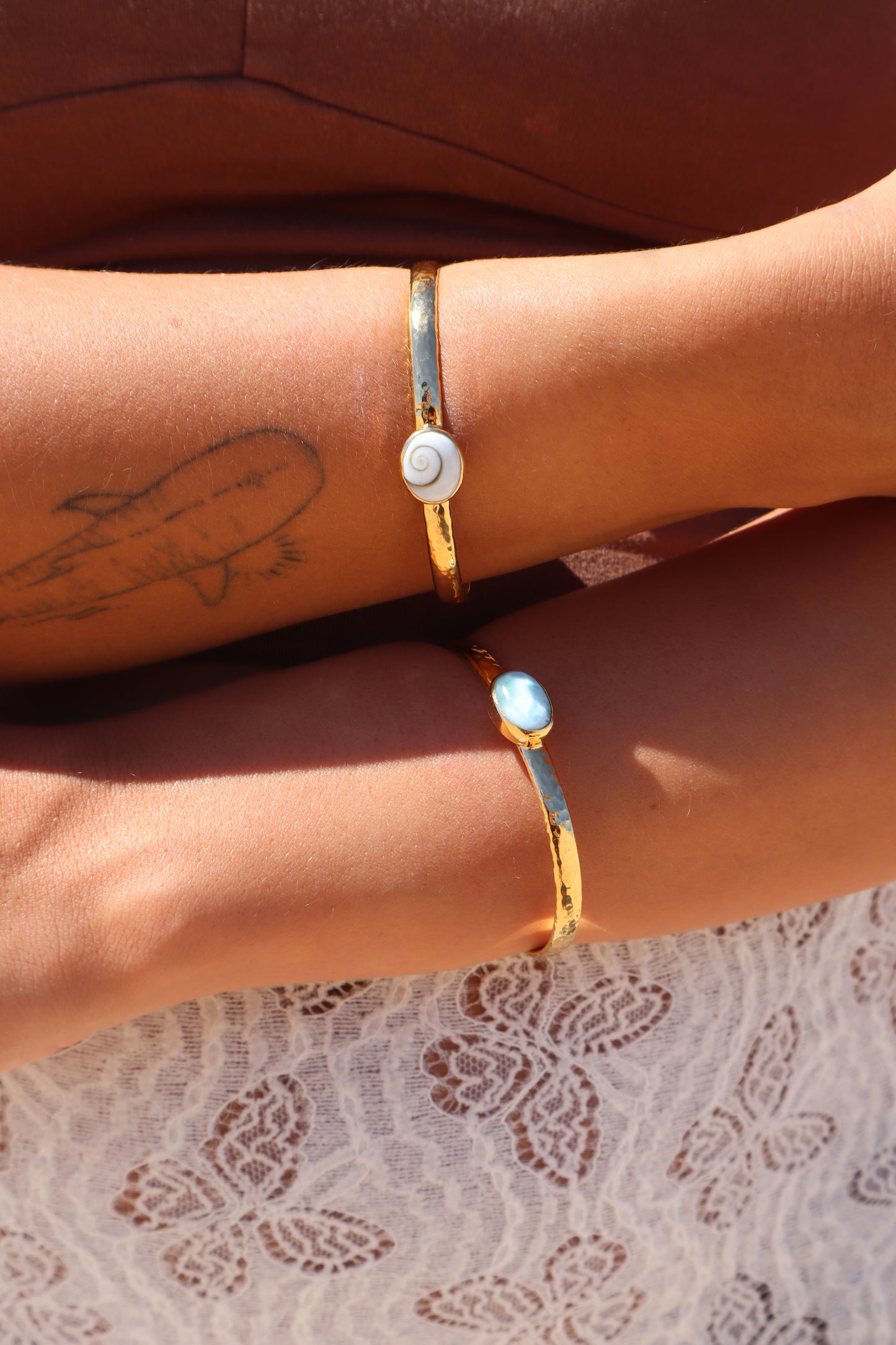 Larimar Wanderer Cuff