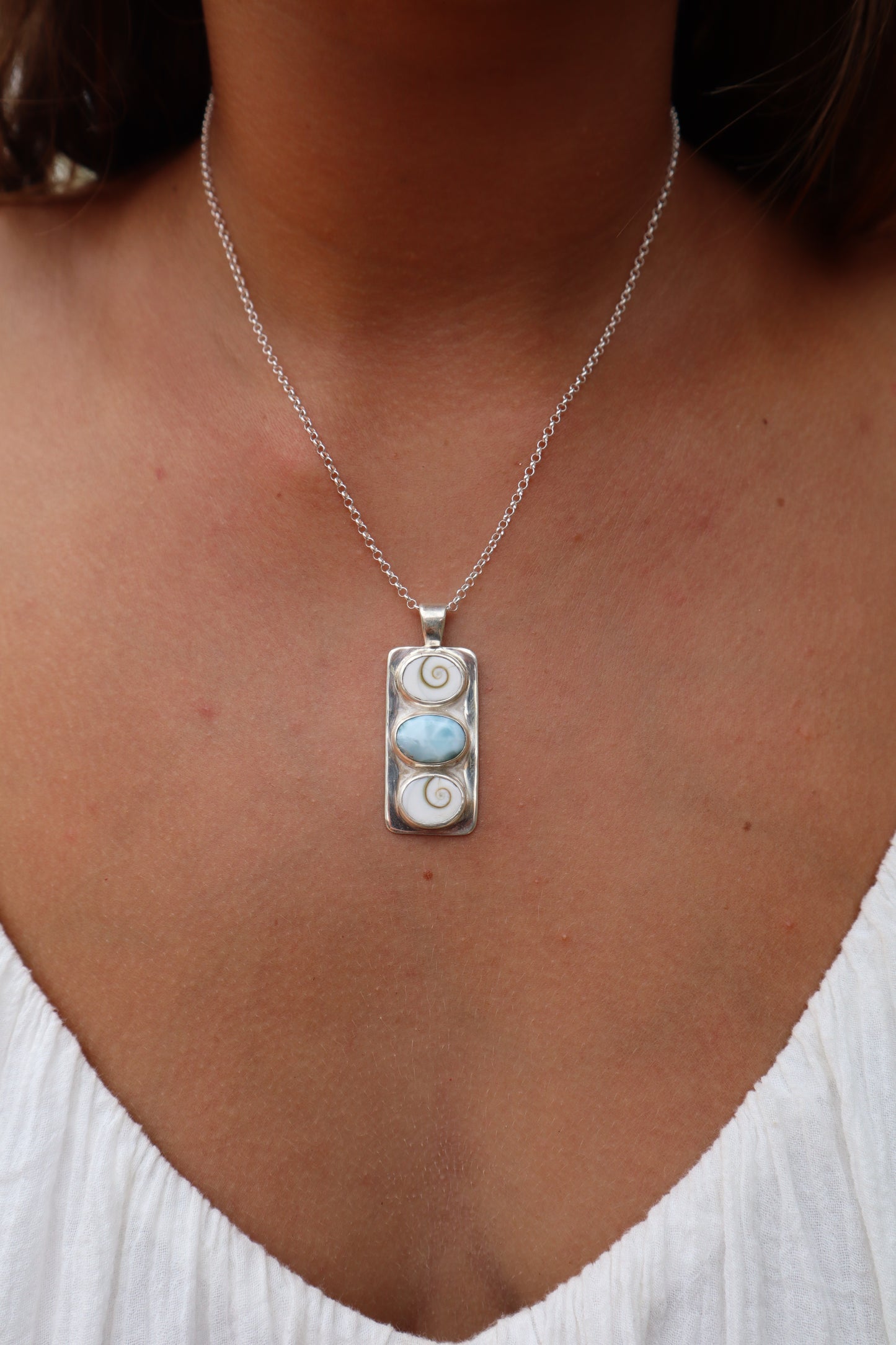 Larimar Sea Stack Pendant
