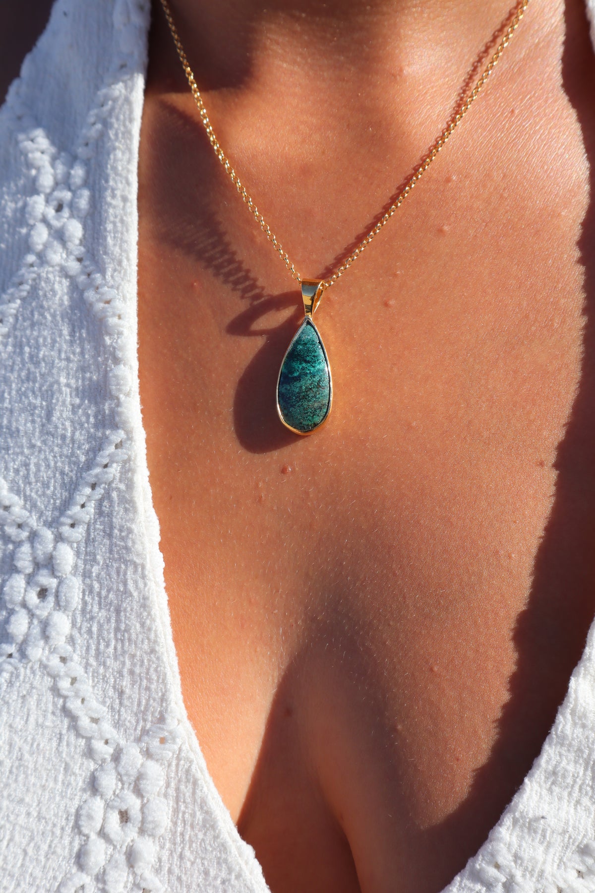 Scenic Turquoise Pendant