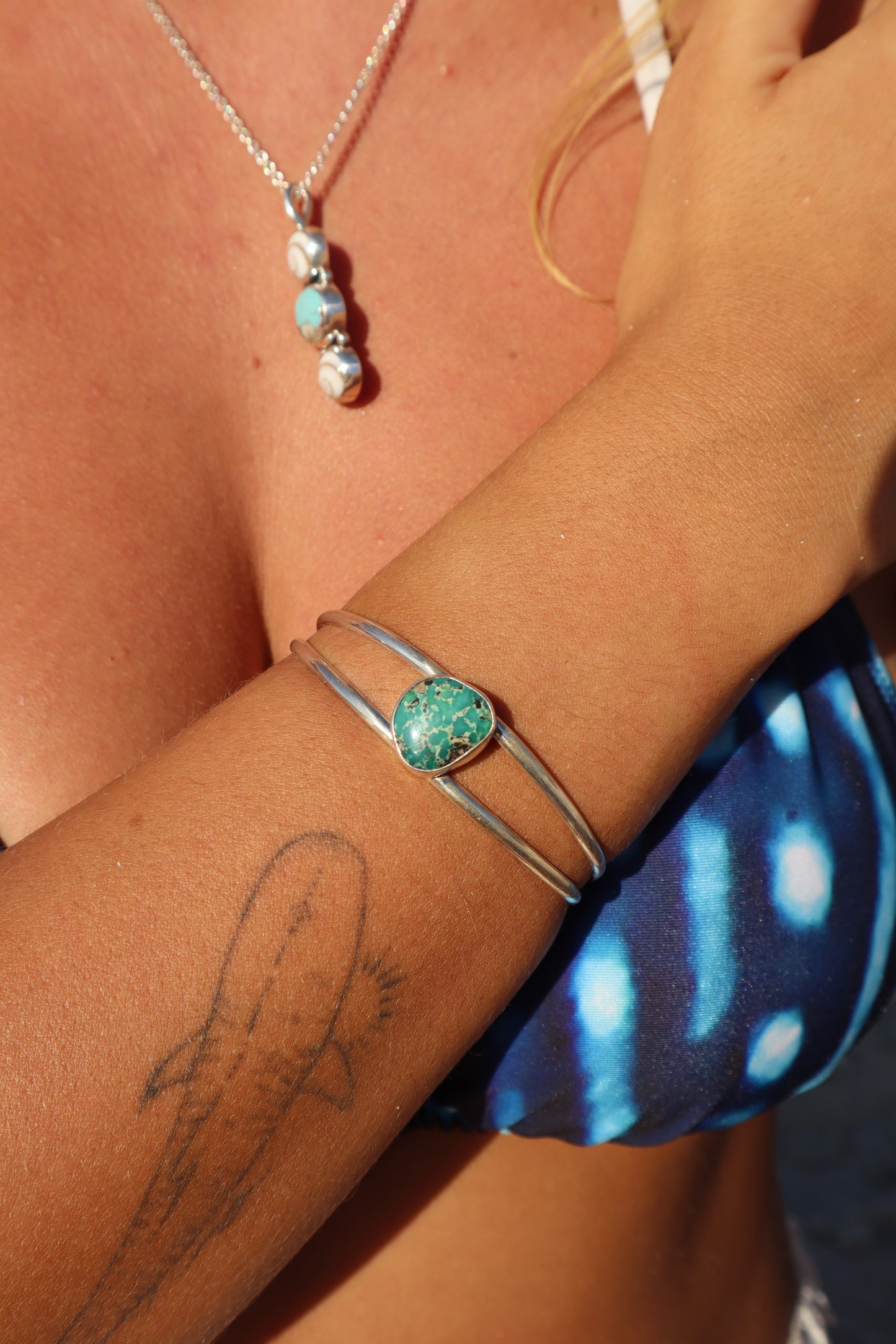 Turquoise Tidal Cuff