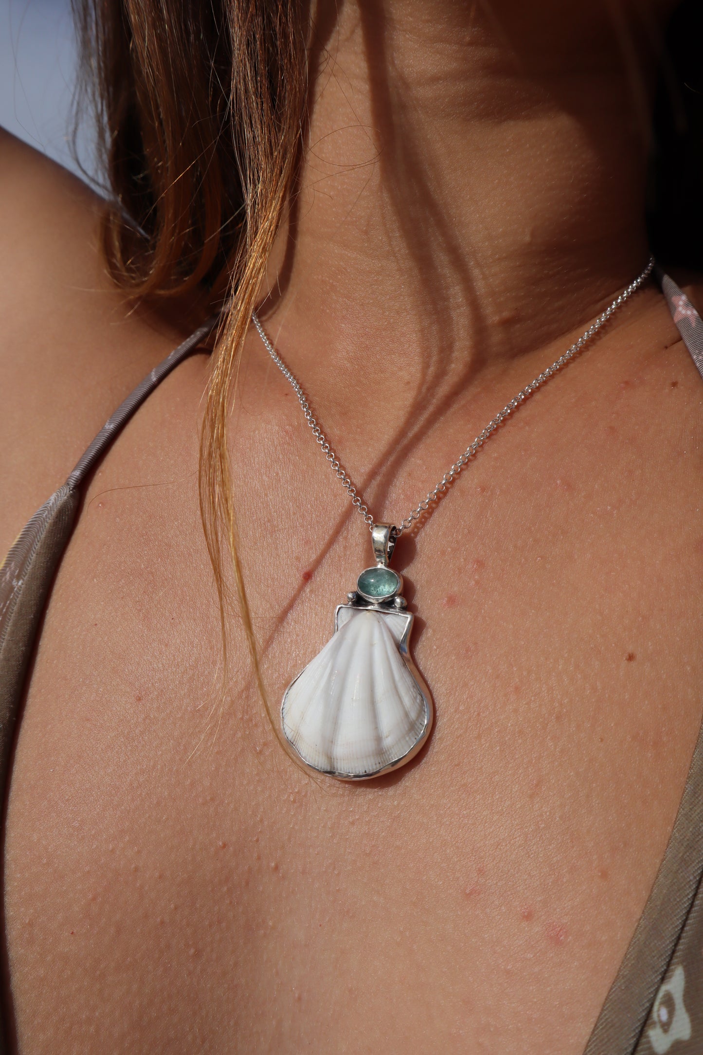 Kyanite Sea Fan Pendant