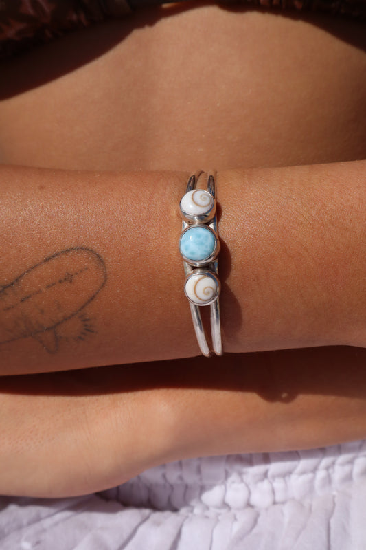 Larimar x Operculum Tidal Cuff