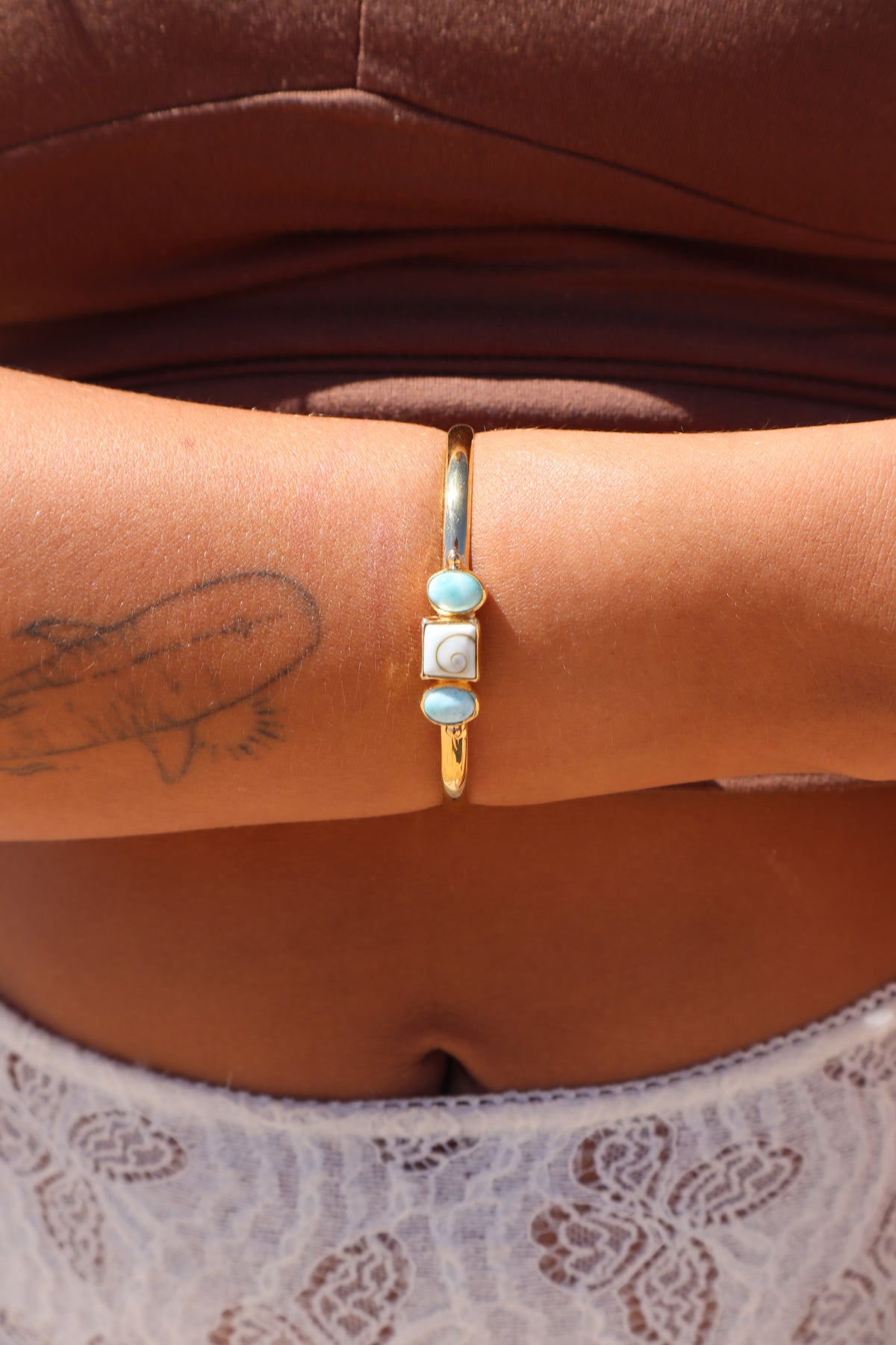 Larimar Reef Cuff
