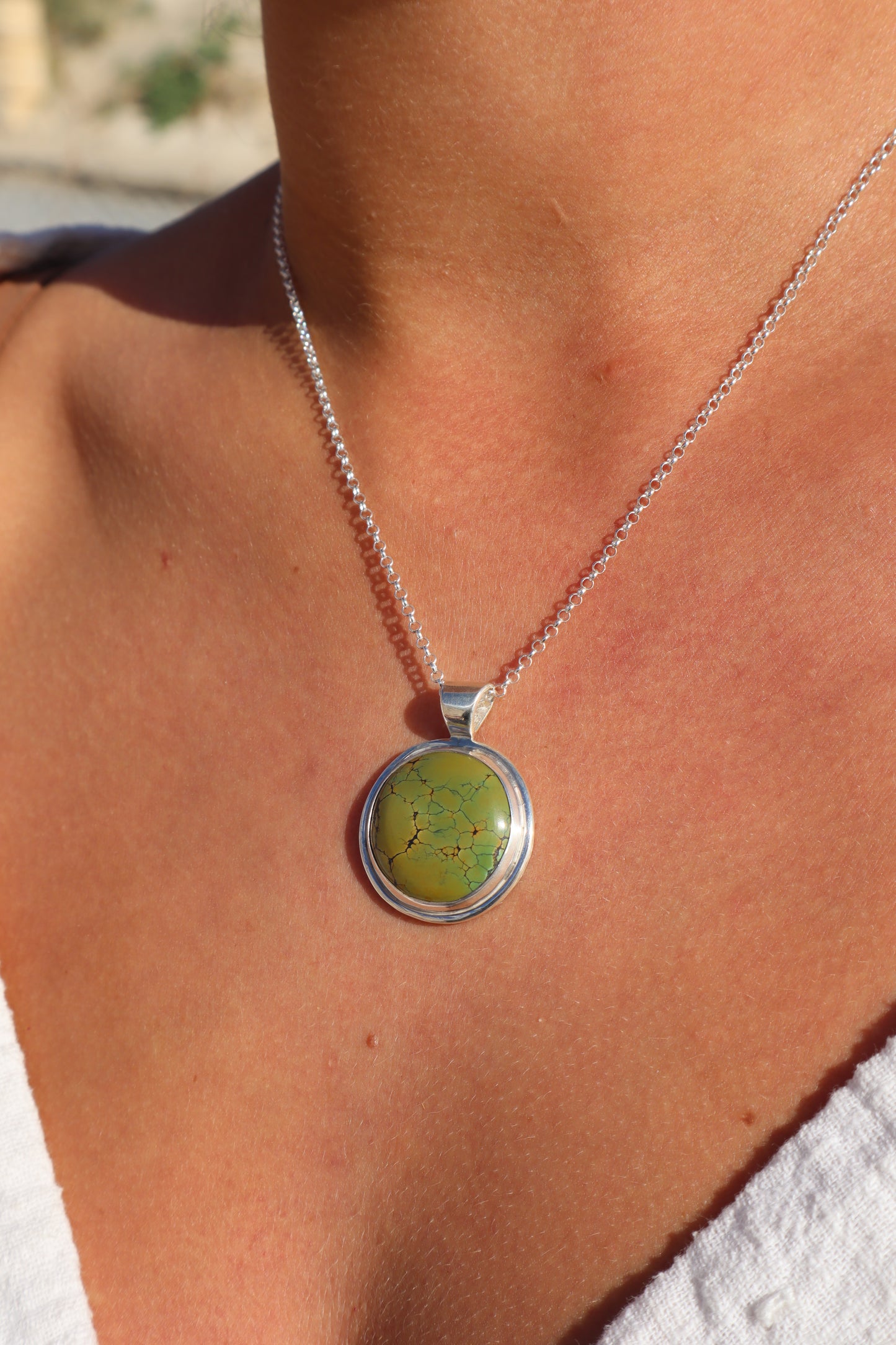 Green Turquoise Pendant