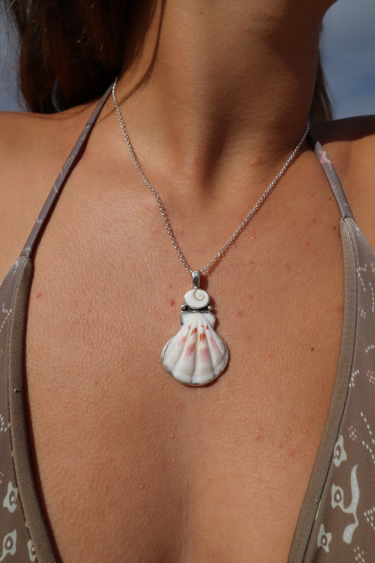 Operculum Sea Fan Pendant