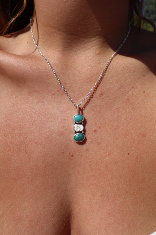 Amazonite Sea Charm Pendant