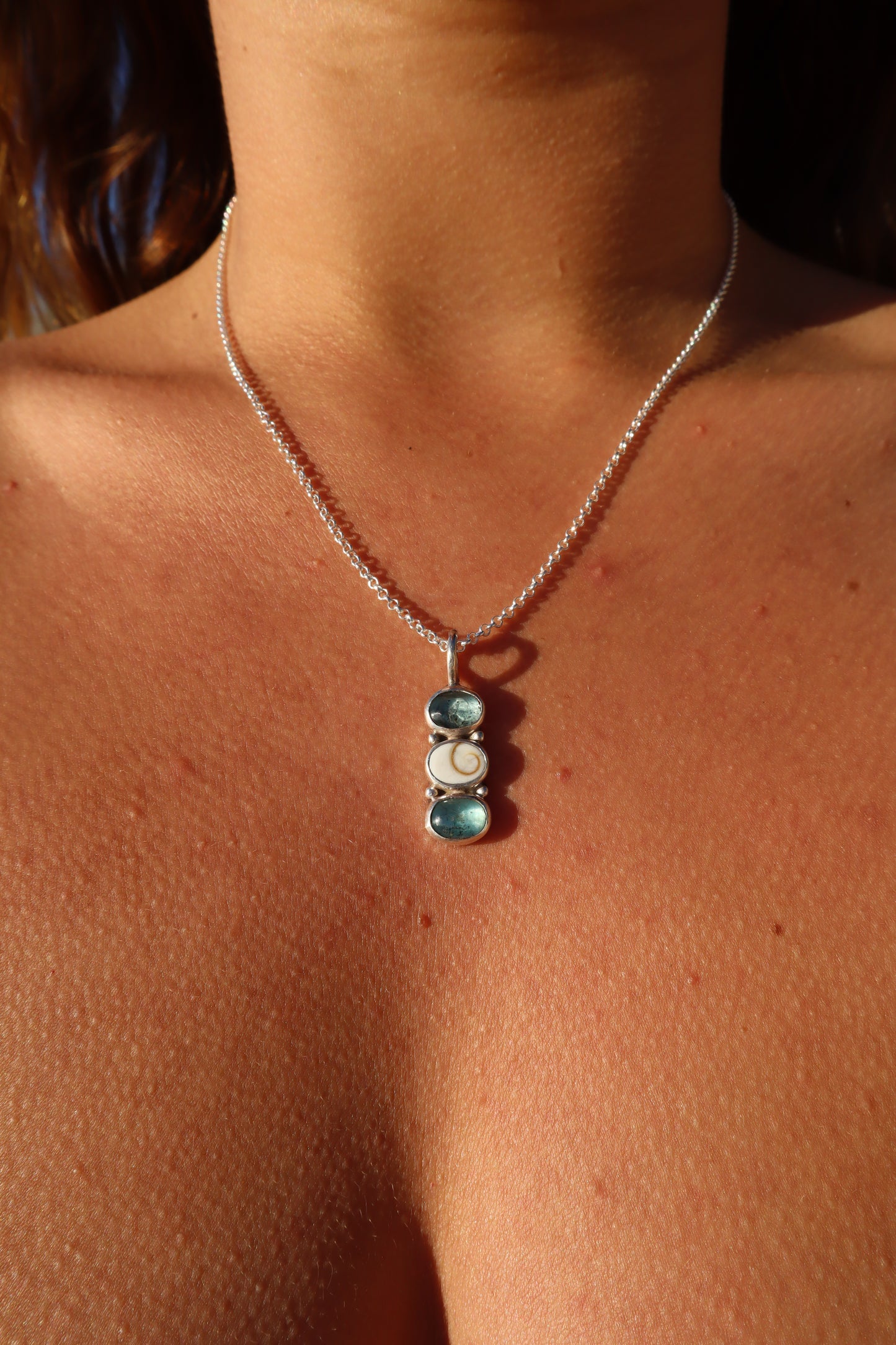 Kyanite Sea Charm Pendant