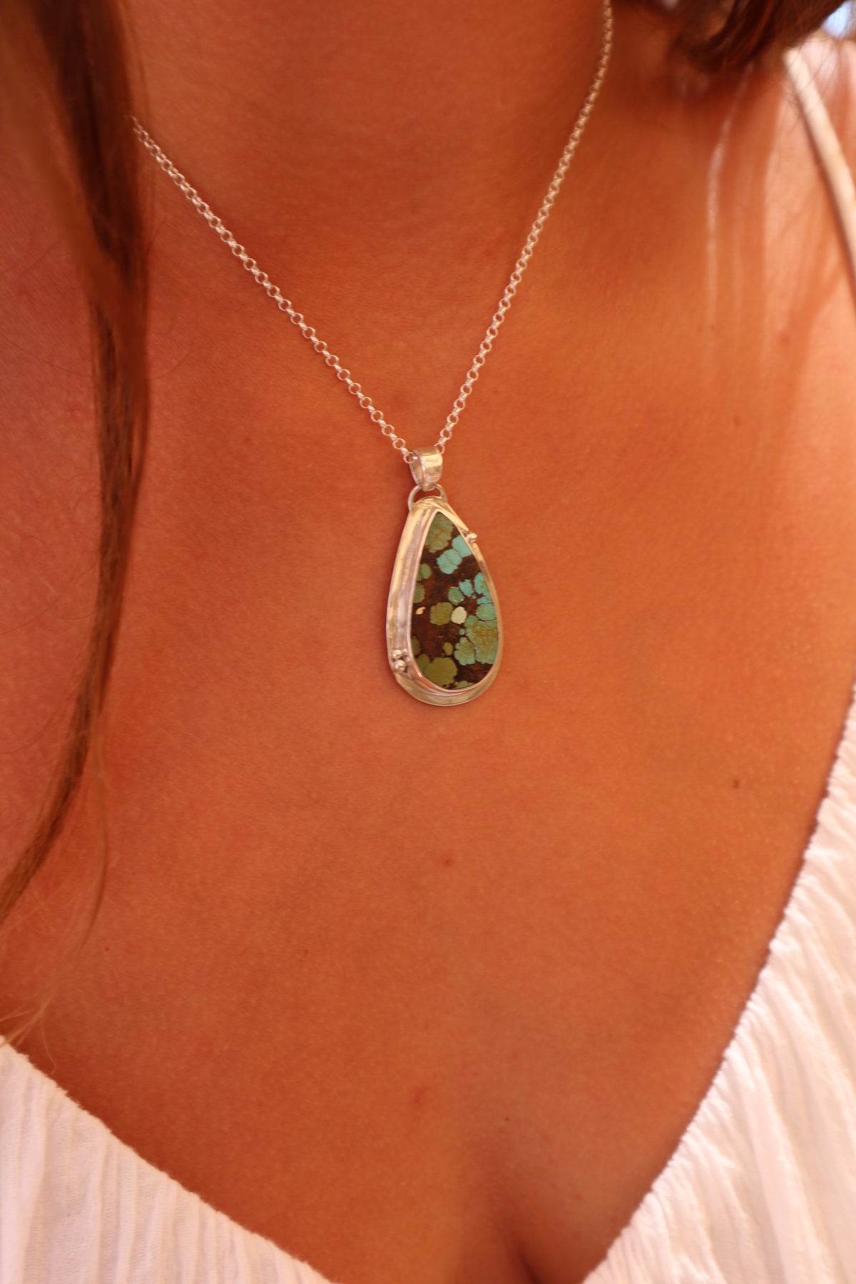 Turquoise Mirror Pendant