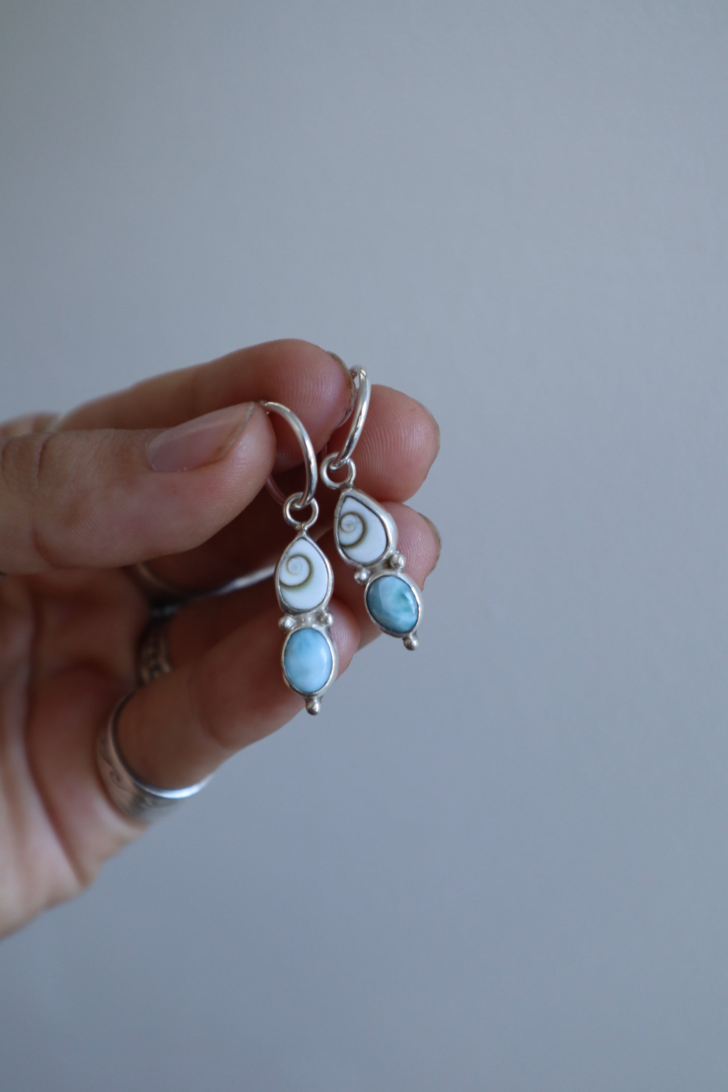 Larimar x Operculum Hoops