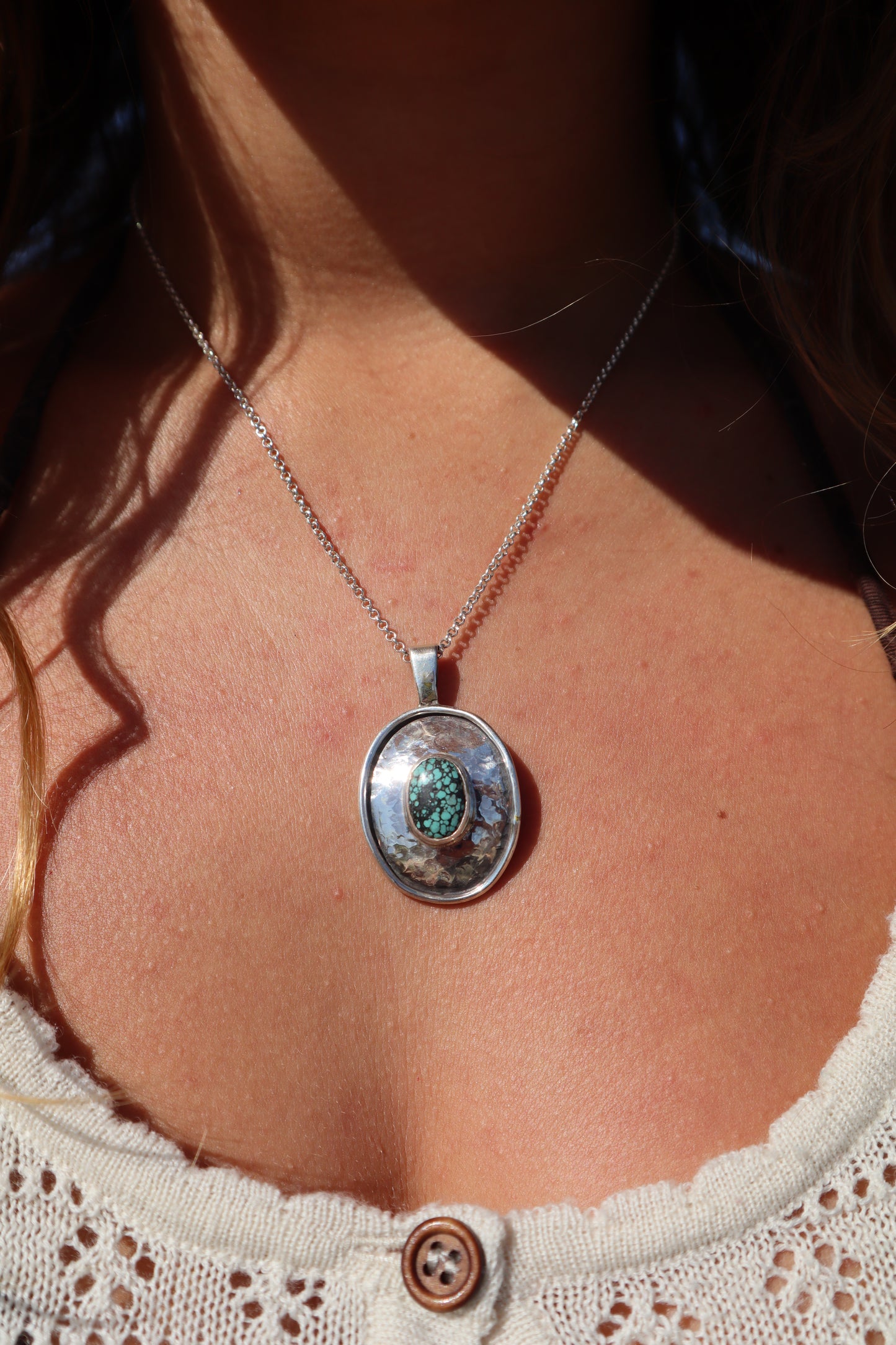 Turquoise Cowgirl Pendant