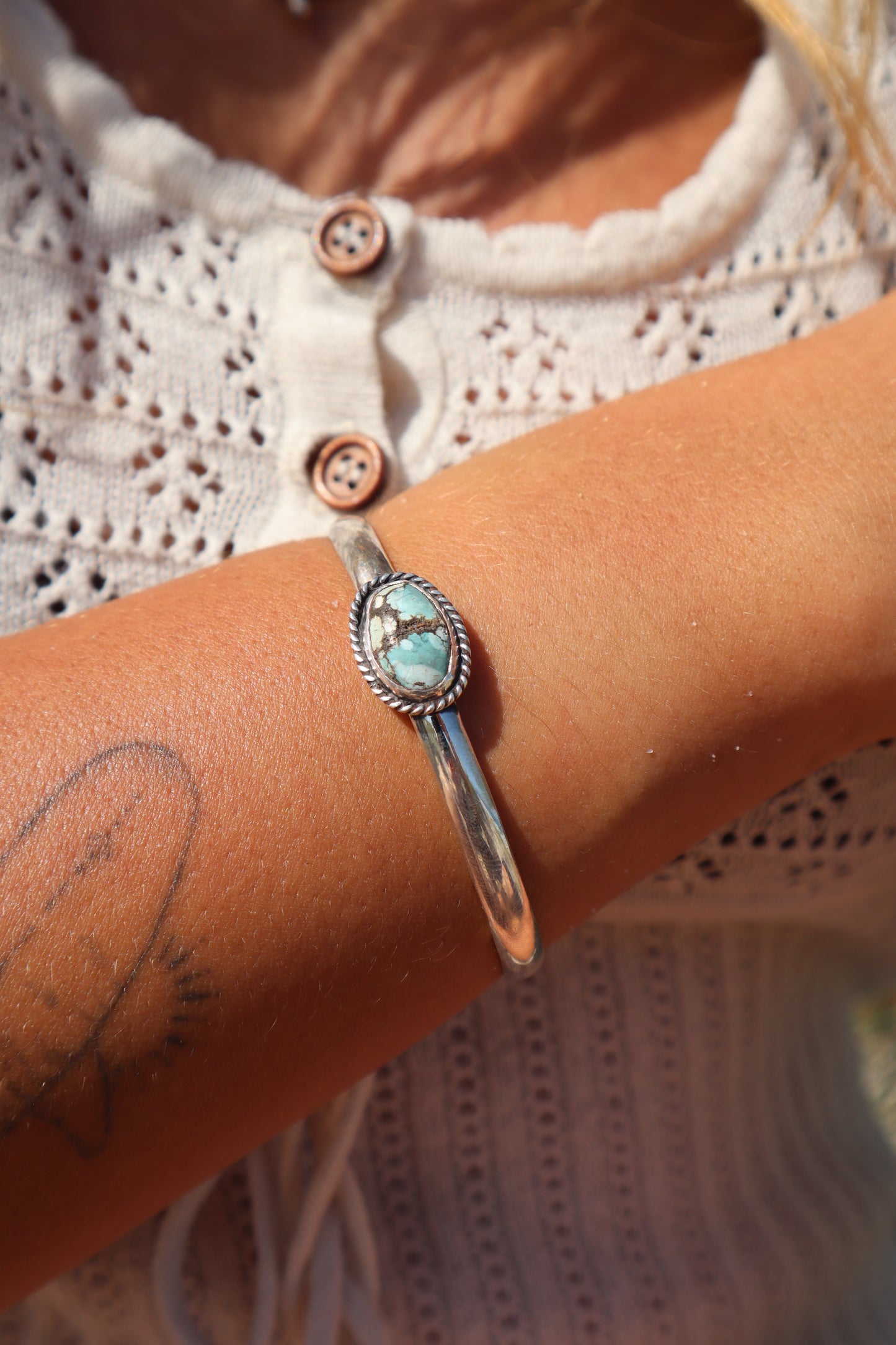Twisted Turquoise Cuff