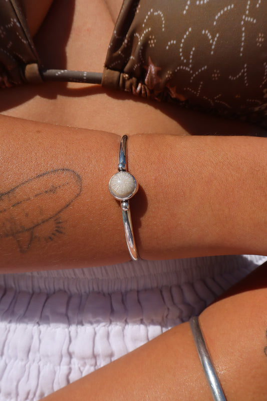 Fossilised Coral Wanderer Cuff