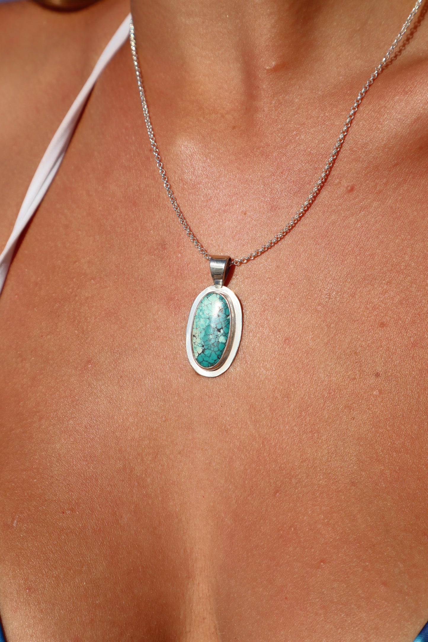 Turquoise Frame Pendant