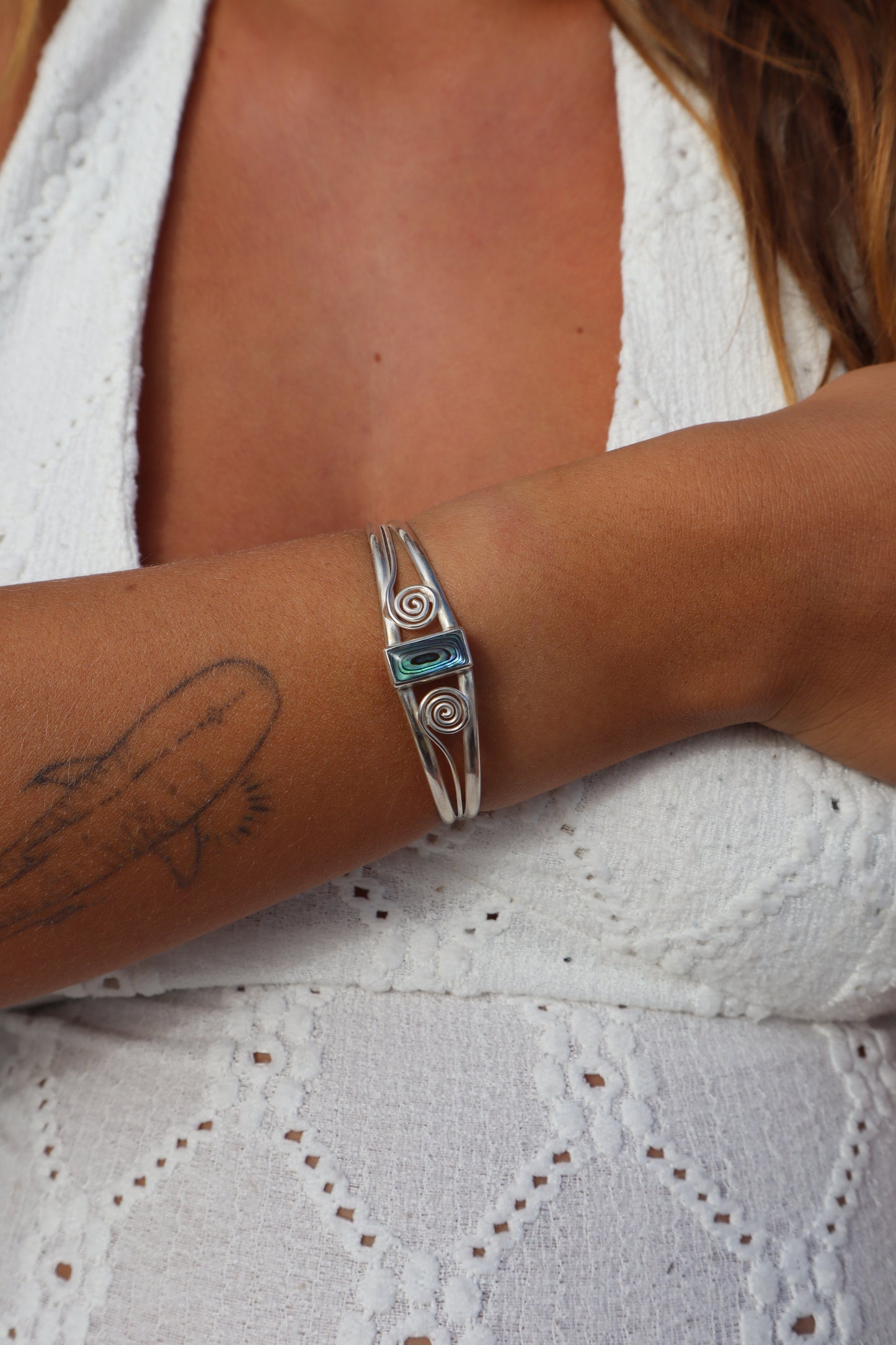 Spiral Abalone Tidal Cuff